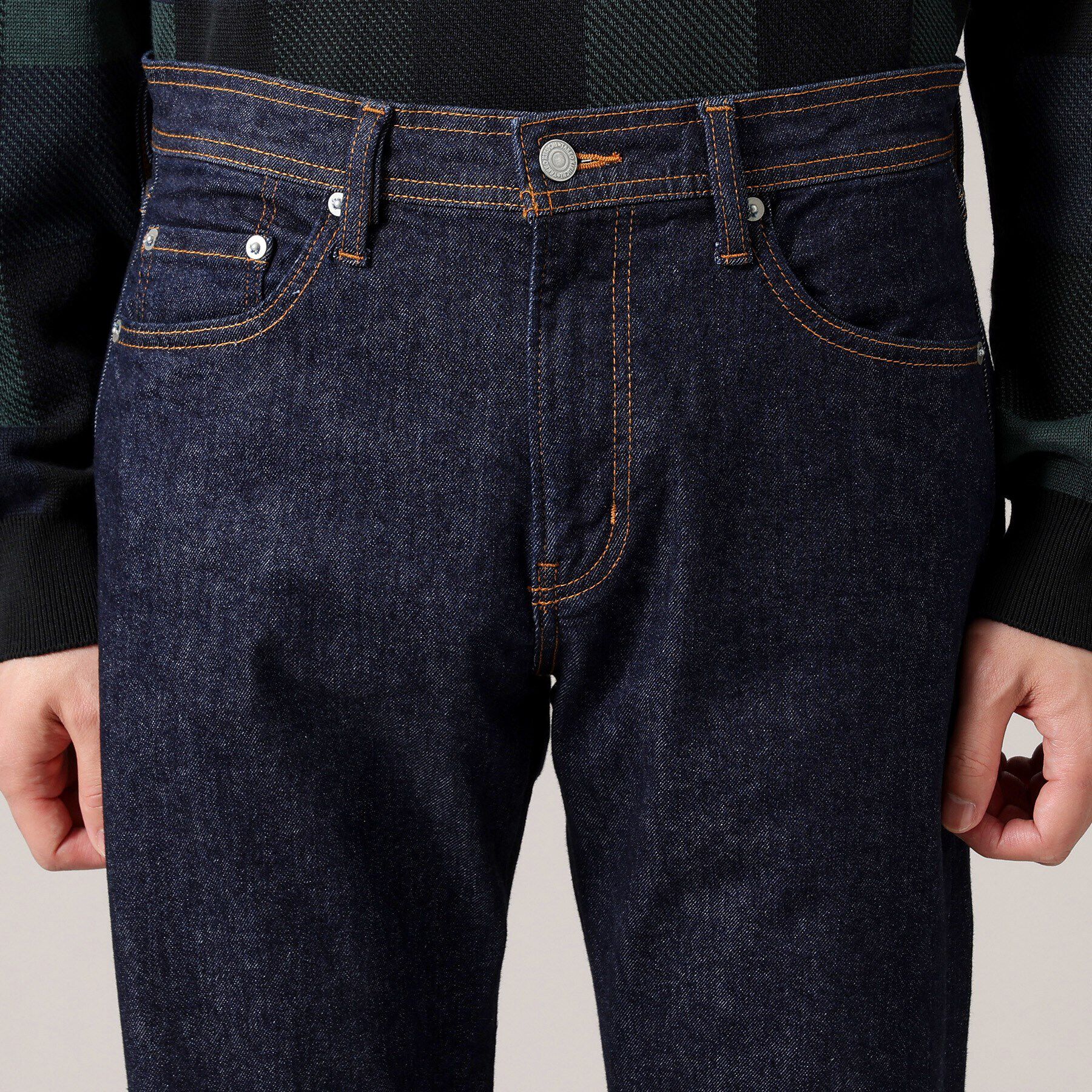 TAKEO KIKUCHI「【モンスターストレッチ】日本製 ワンウォッシュ デニムパンツ」|デニム|