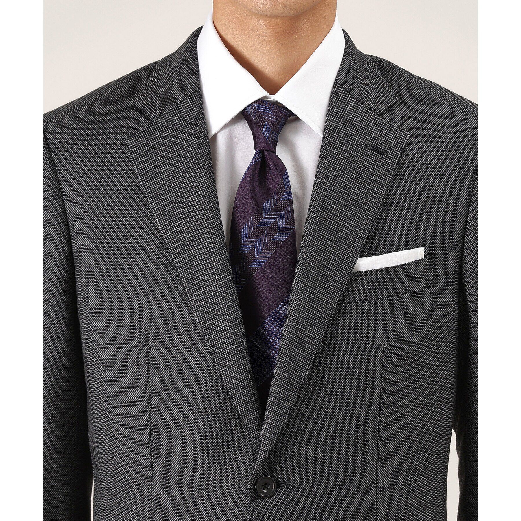 TAKEO KIKUCHI「【Made in JAPAN】矢絣（やがすり）フィラメントシルク ネクタイ」|ネクタイ・蝶ネクタイ|