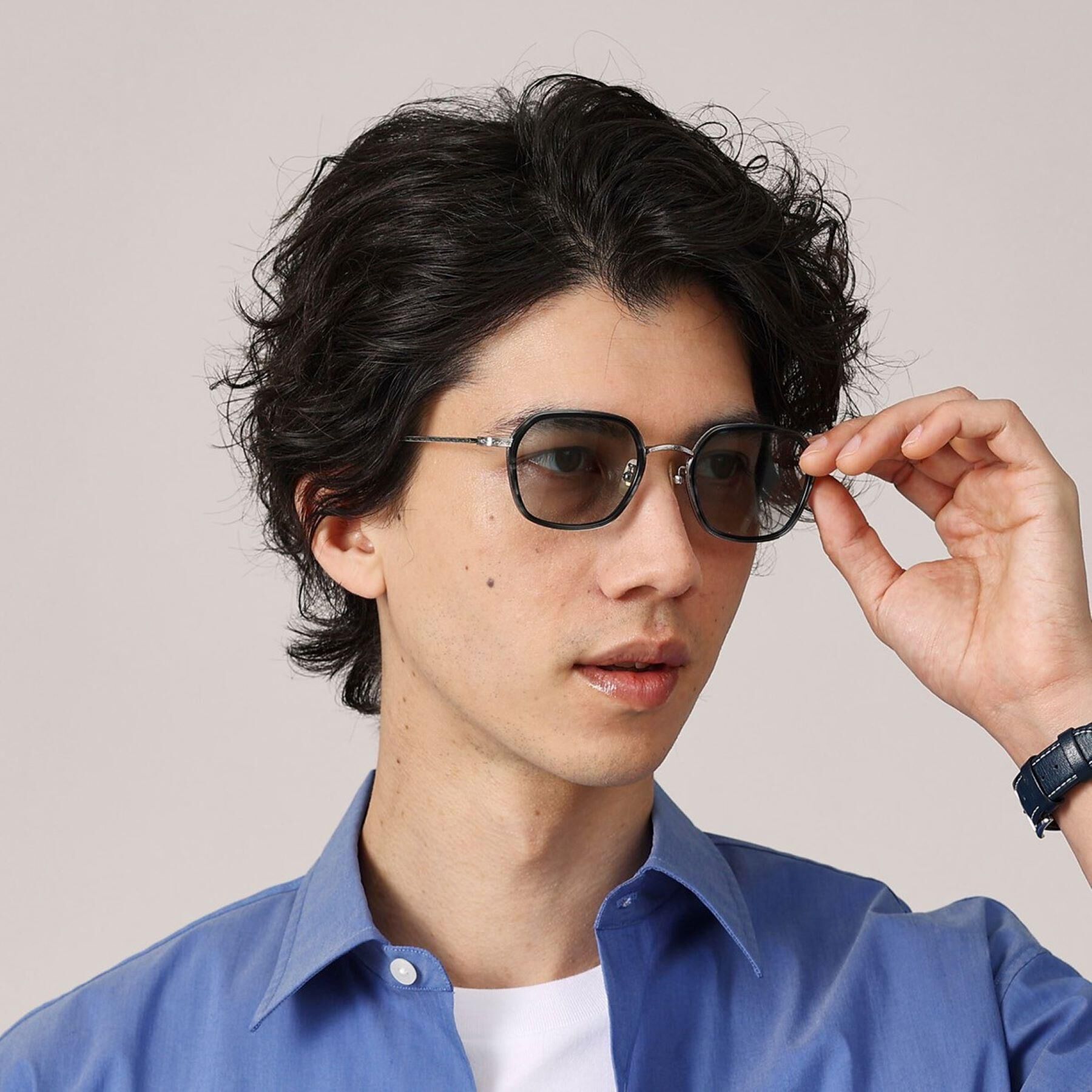 TAKEO KIKUCHI「【TAKEO KIKUCHI &times; THE BEDFORD HOTEL】インナーセルフレーム サングラ」|メガネ|