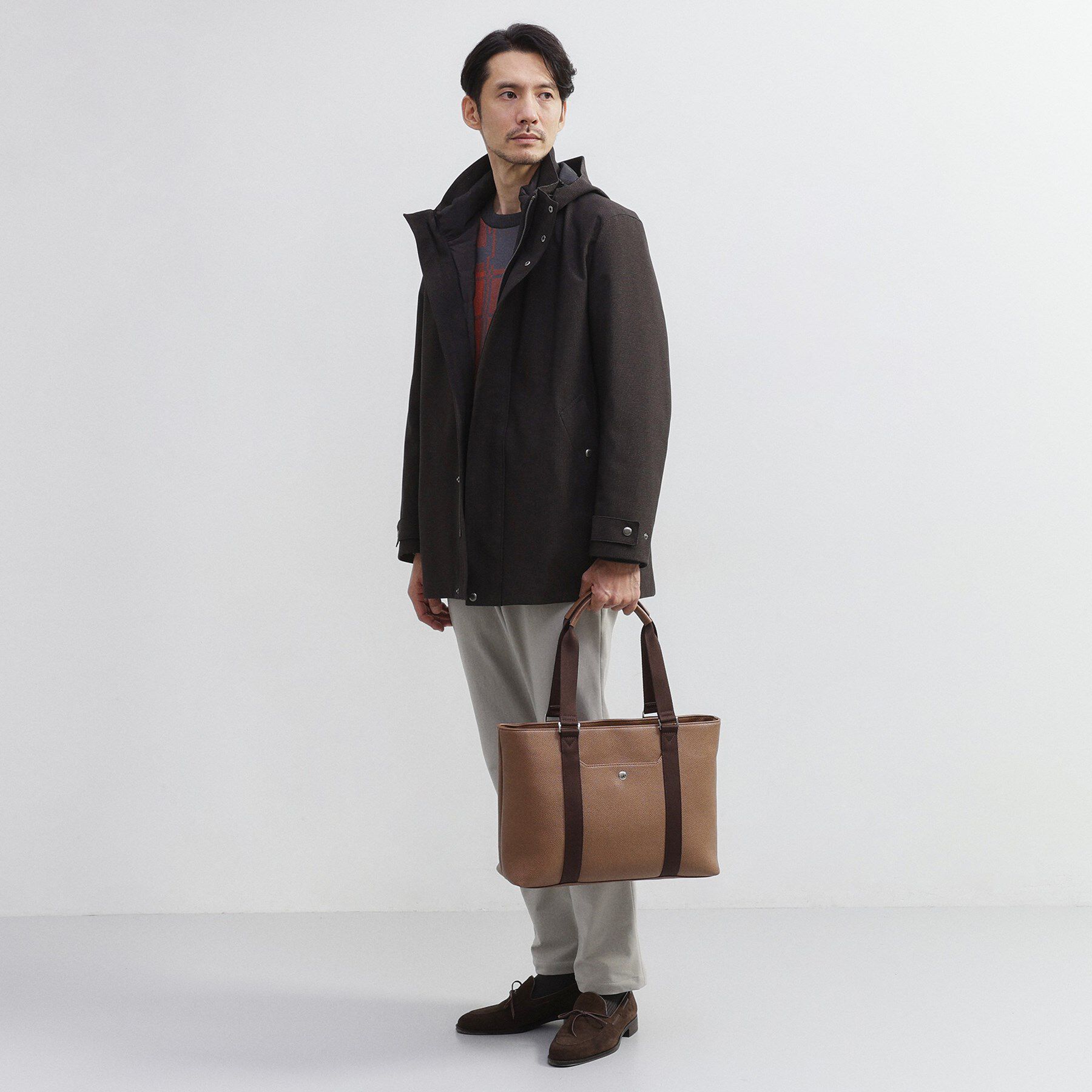 TAKEO KIKUCHI「【ONOFF対応】アーバンシュリンクトート」|トートバッグ|