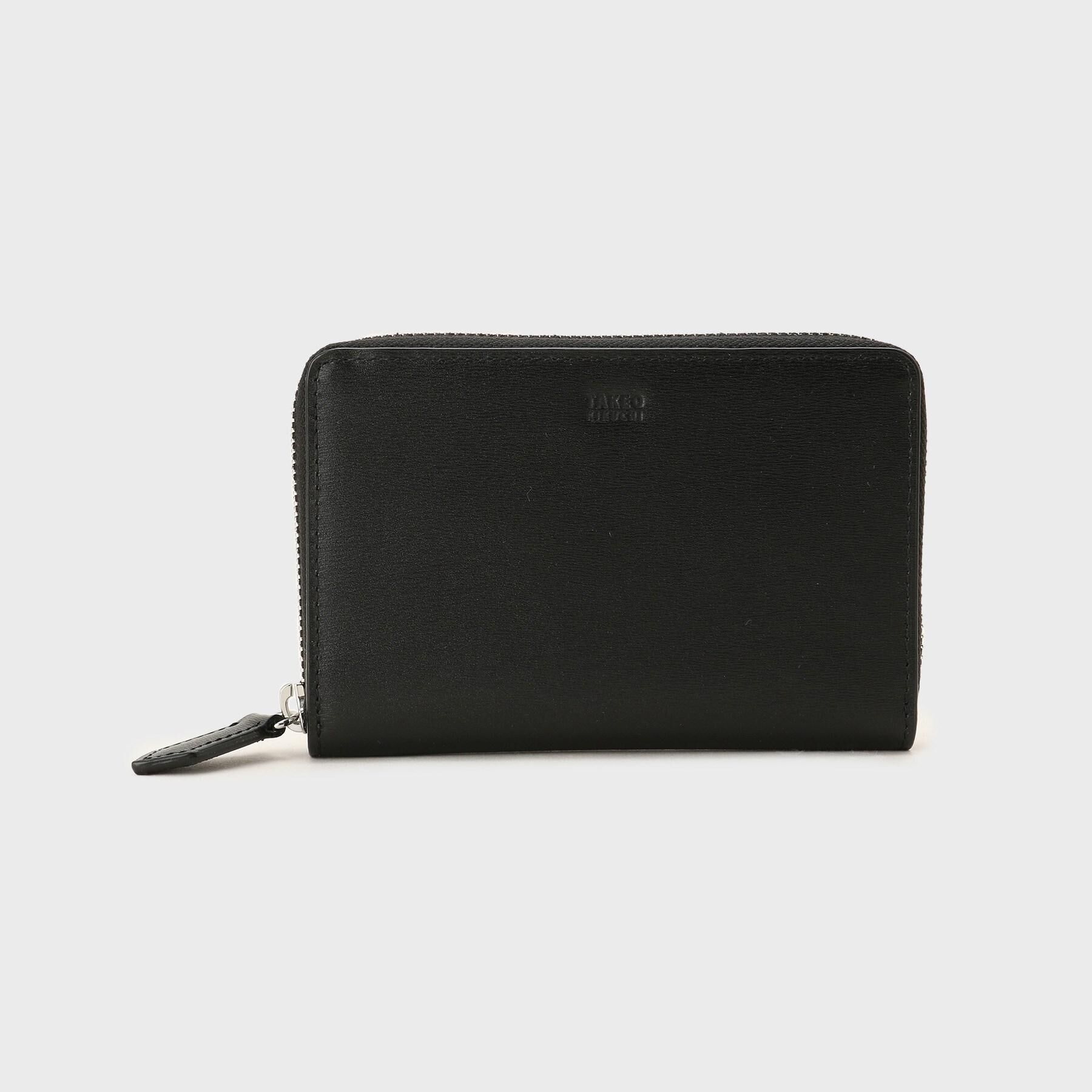 TAKEO KIKUCHI「【リップルグレイン】3方ラウンドコンパクトスリム財布」|財布|