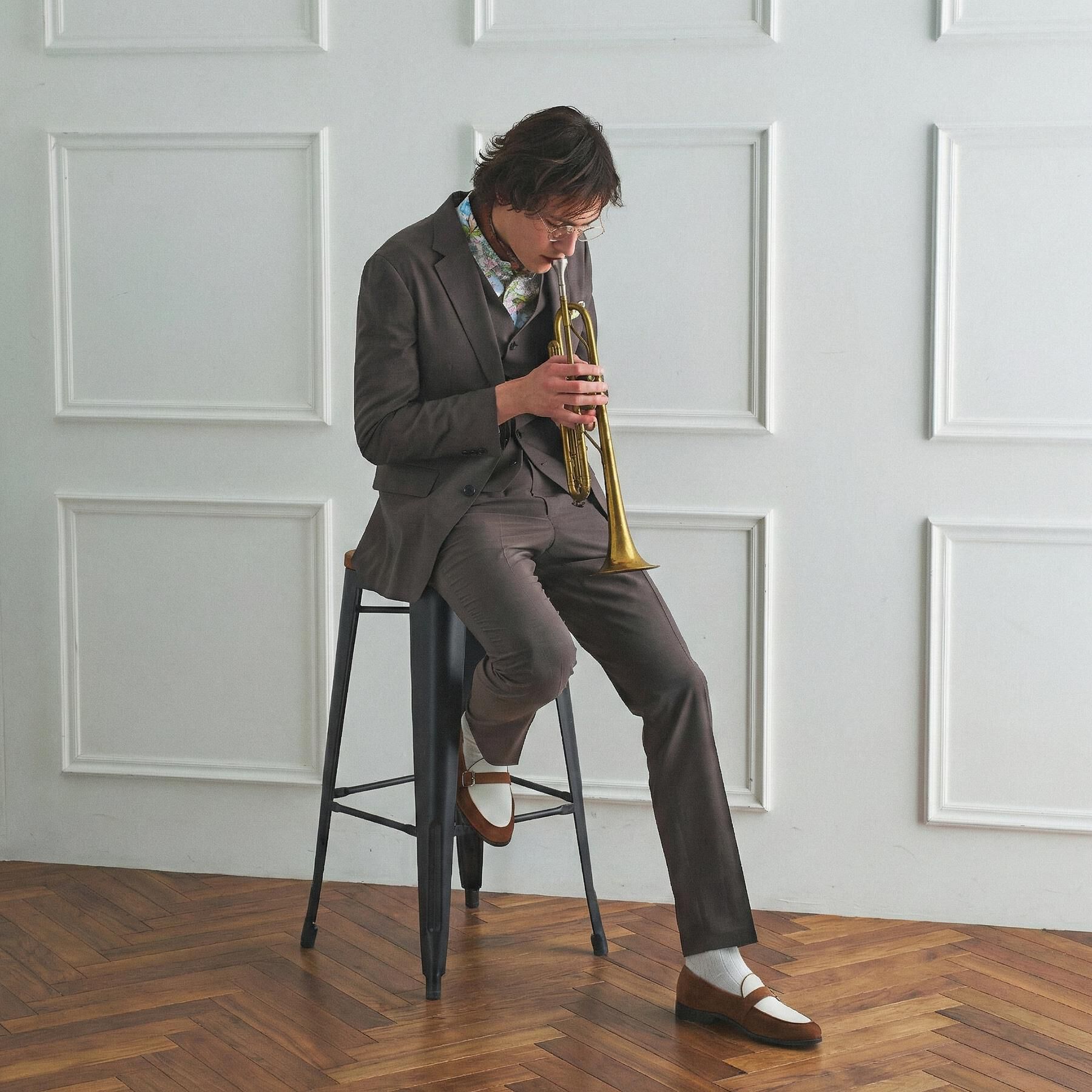 TAKEO KIKUCHI「【BOWLER HAT LABEL】TWトロピカルシャンブレー JAZZスラックス」|その他|