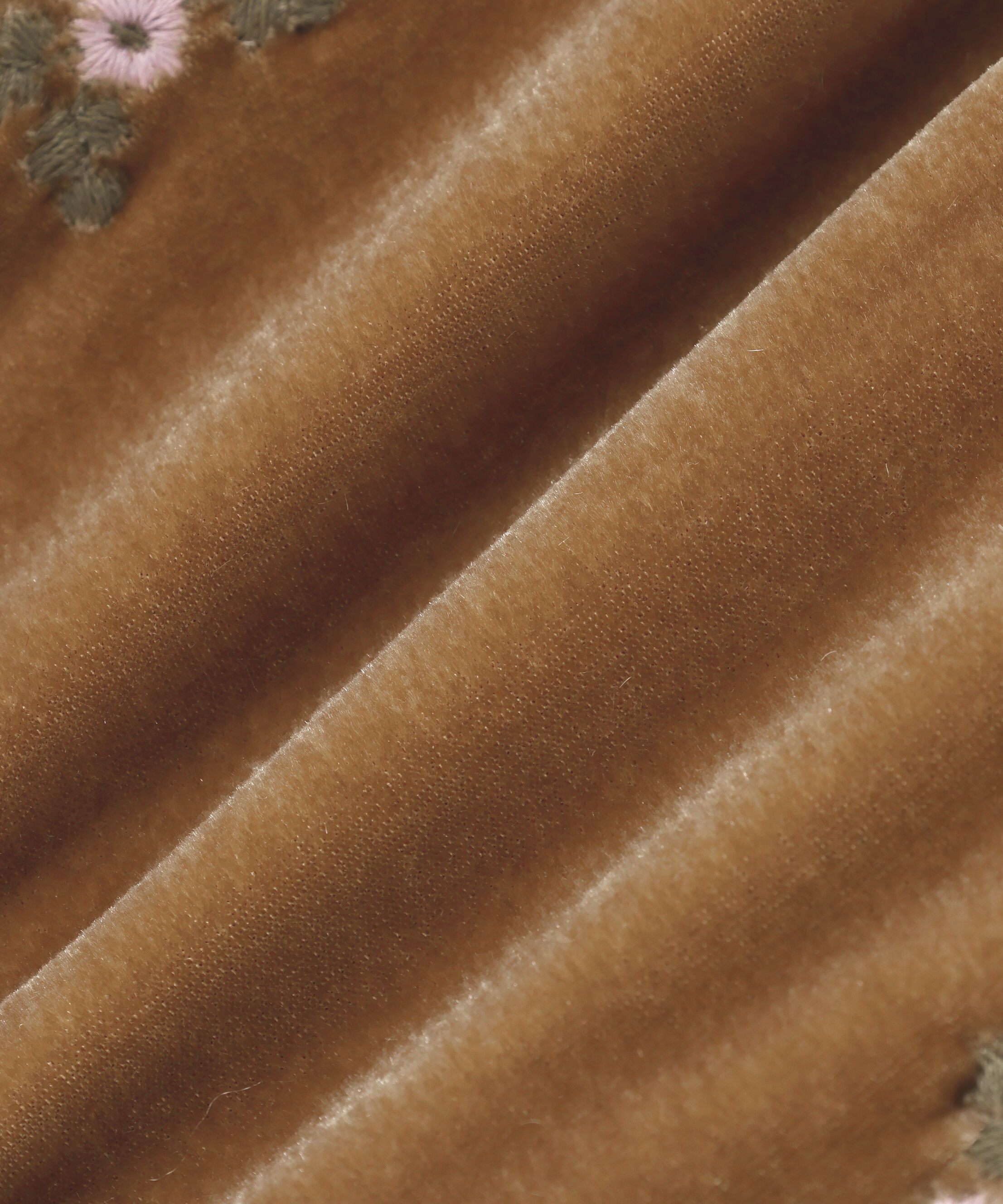  「フラワー刺繍ベロアスカート」|スカート|