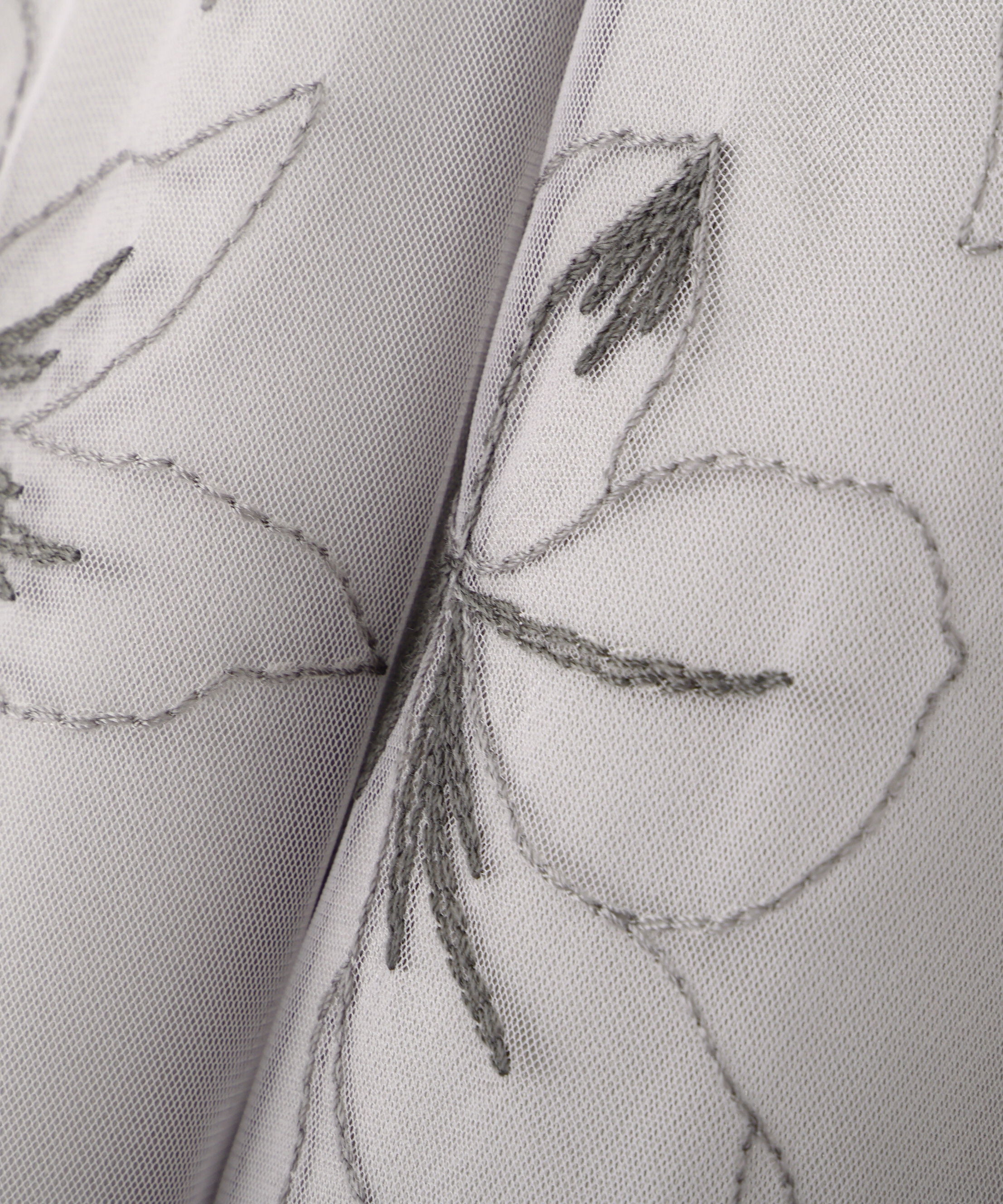  「チュール刺繍フレアスカート」|スカート|