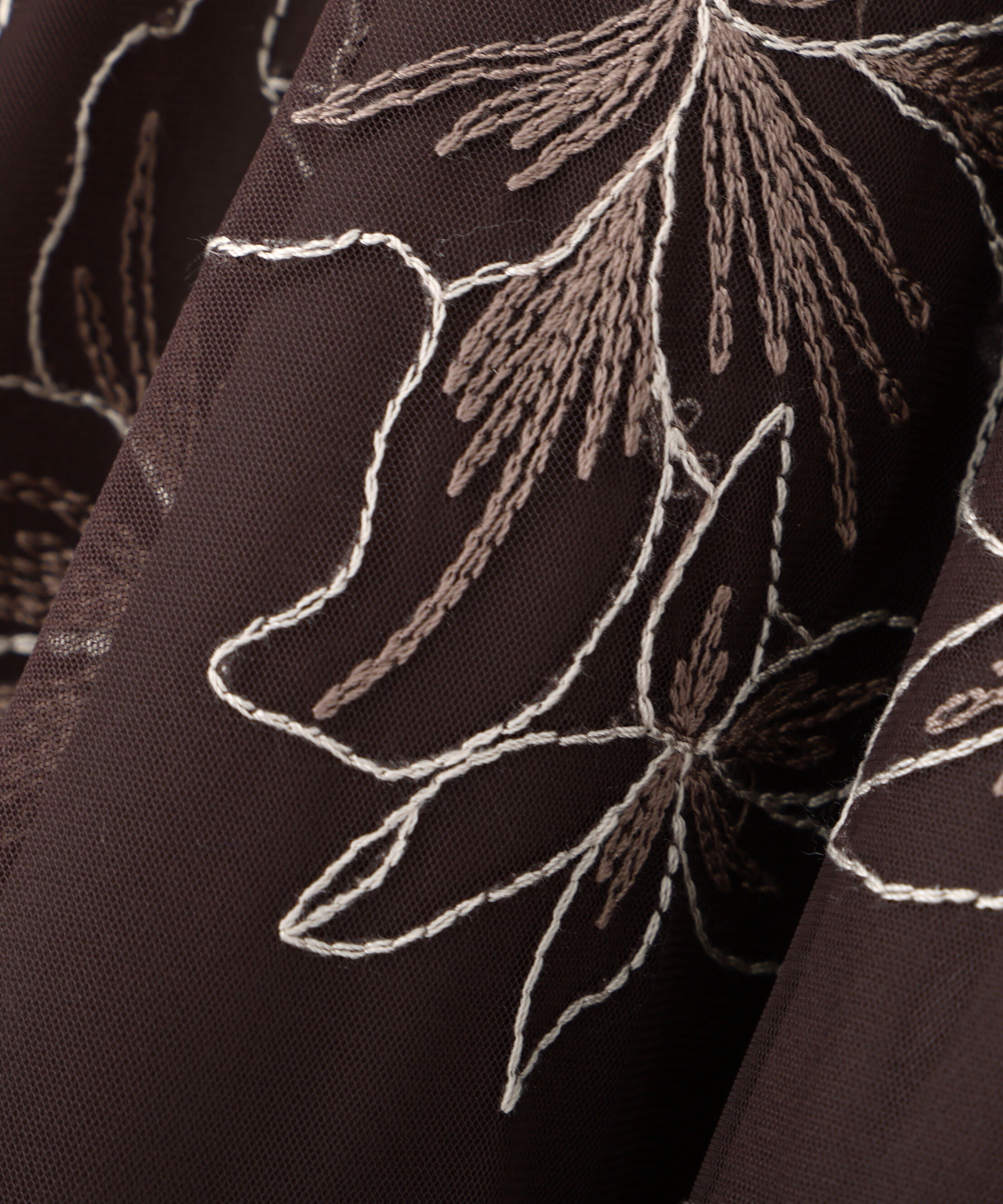  「チュール刺繍フレアスカート」|スカート|