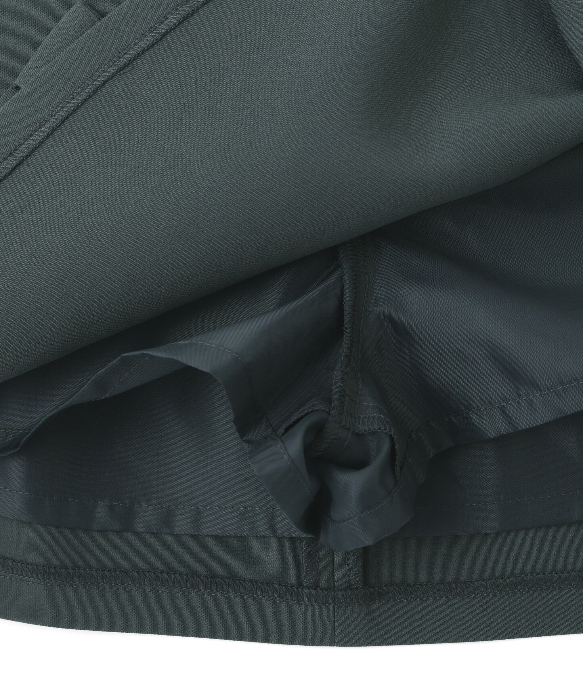  「サイドボタンラップミニプリーツスカート」|スカート|