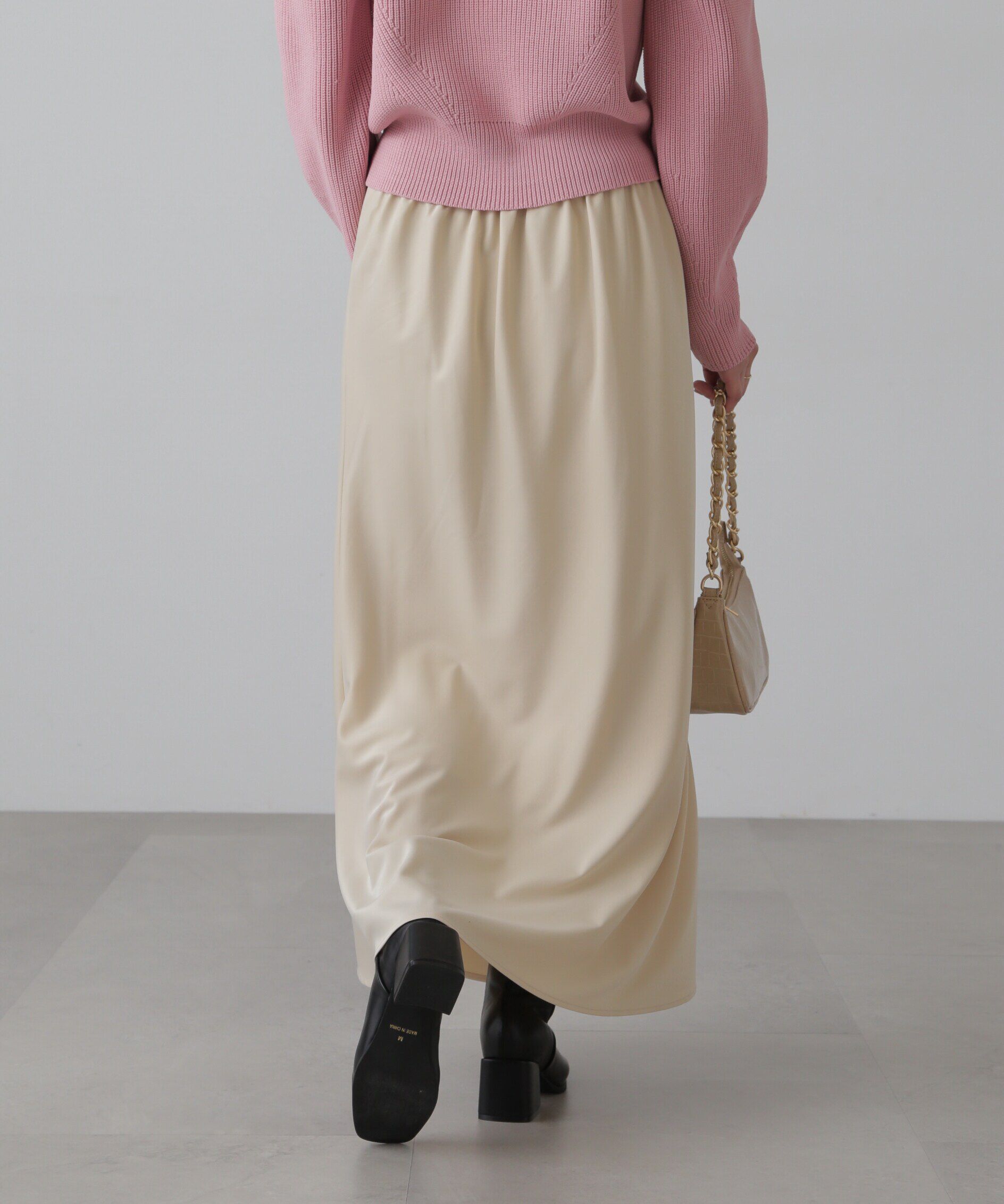  「サテンフレアスカート」|スカート|