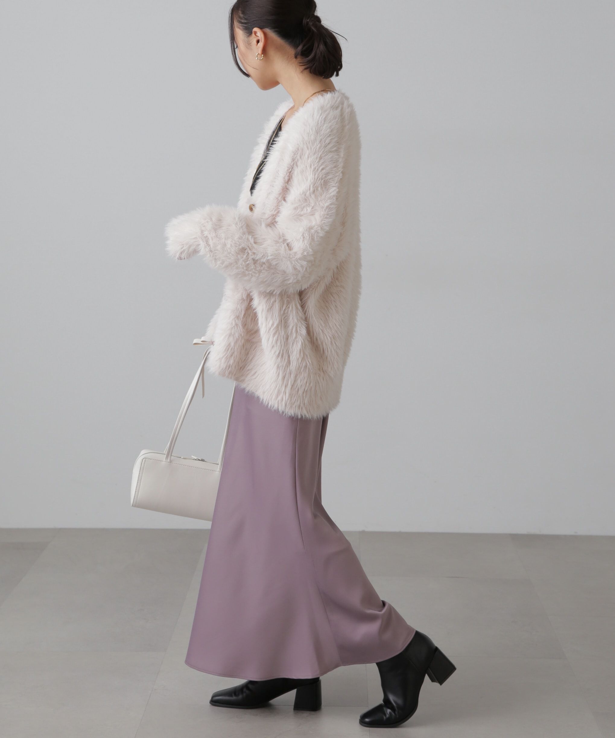  「サテンフレアスカート」|スカート|