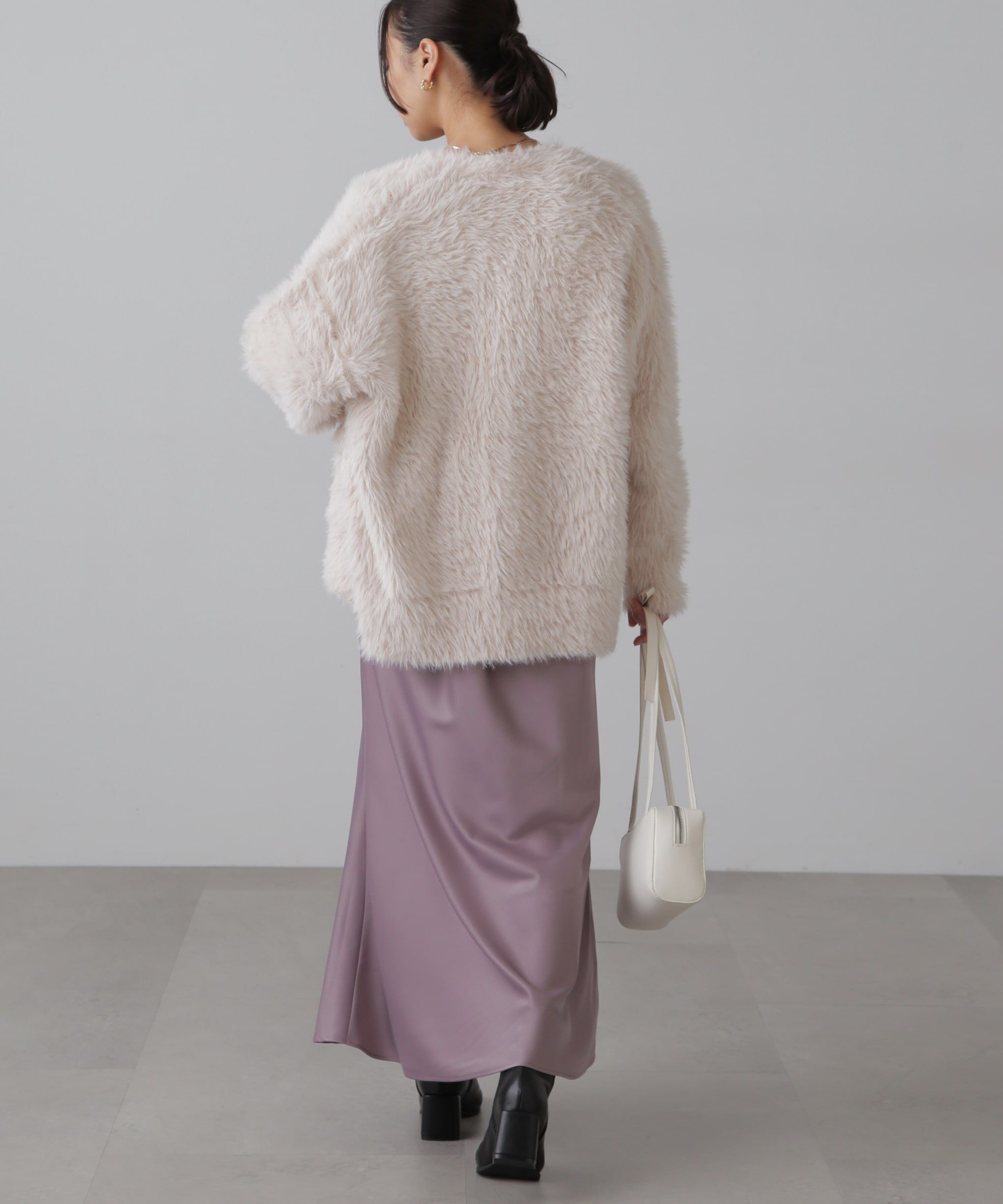  「サテンフレアスカート」|スカート|