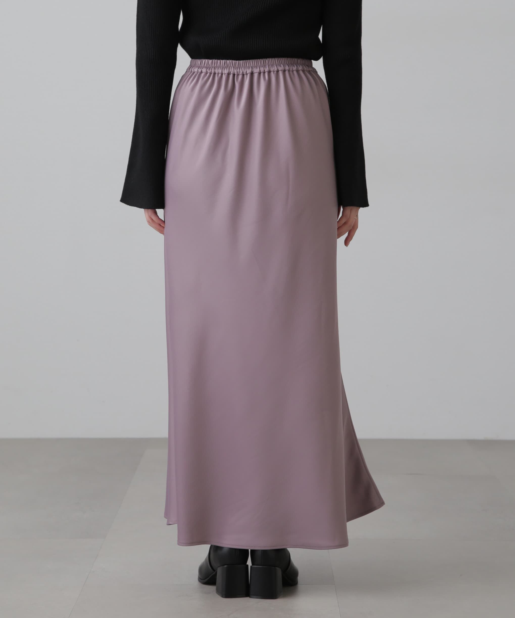  「サテンフレアスカート」|スカート|