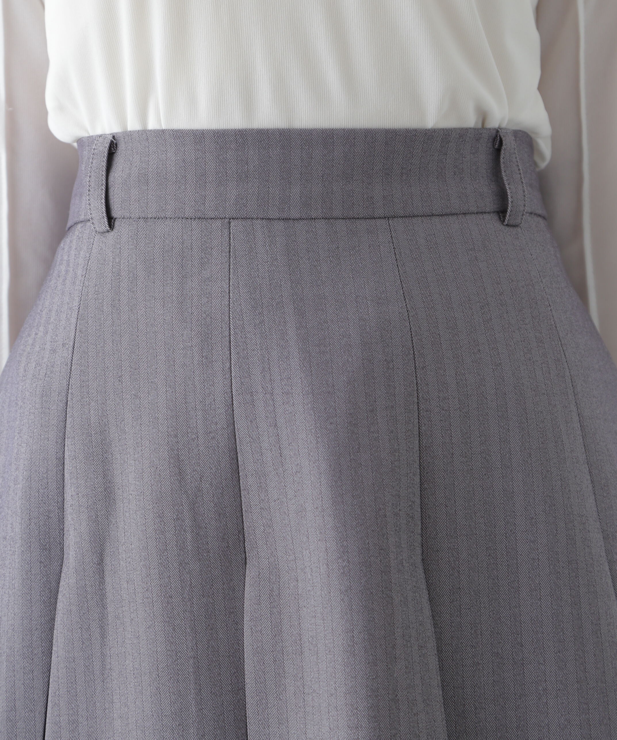  「ボックスプリーツミニスカート」|スカート|