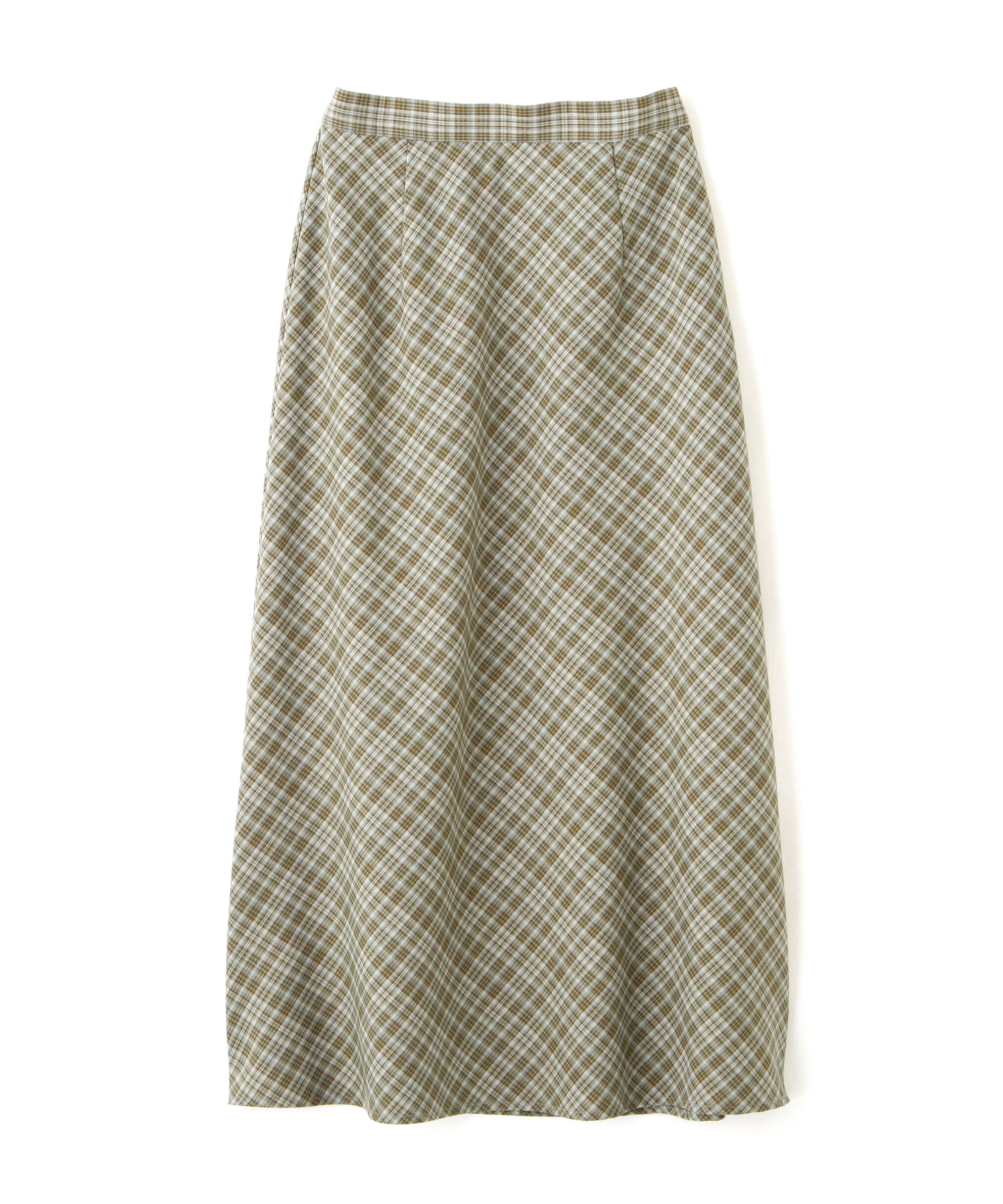  「ワッシャーサテンナロースカート」|スカート|