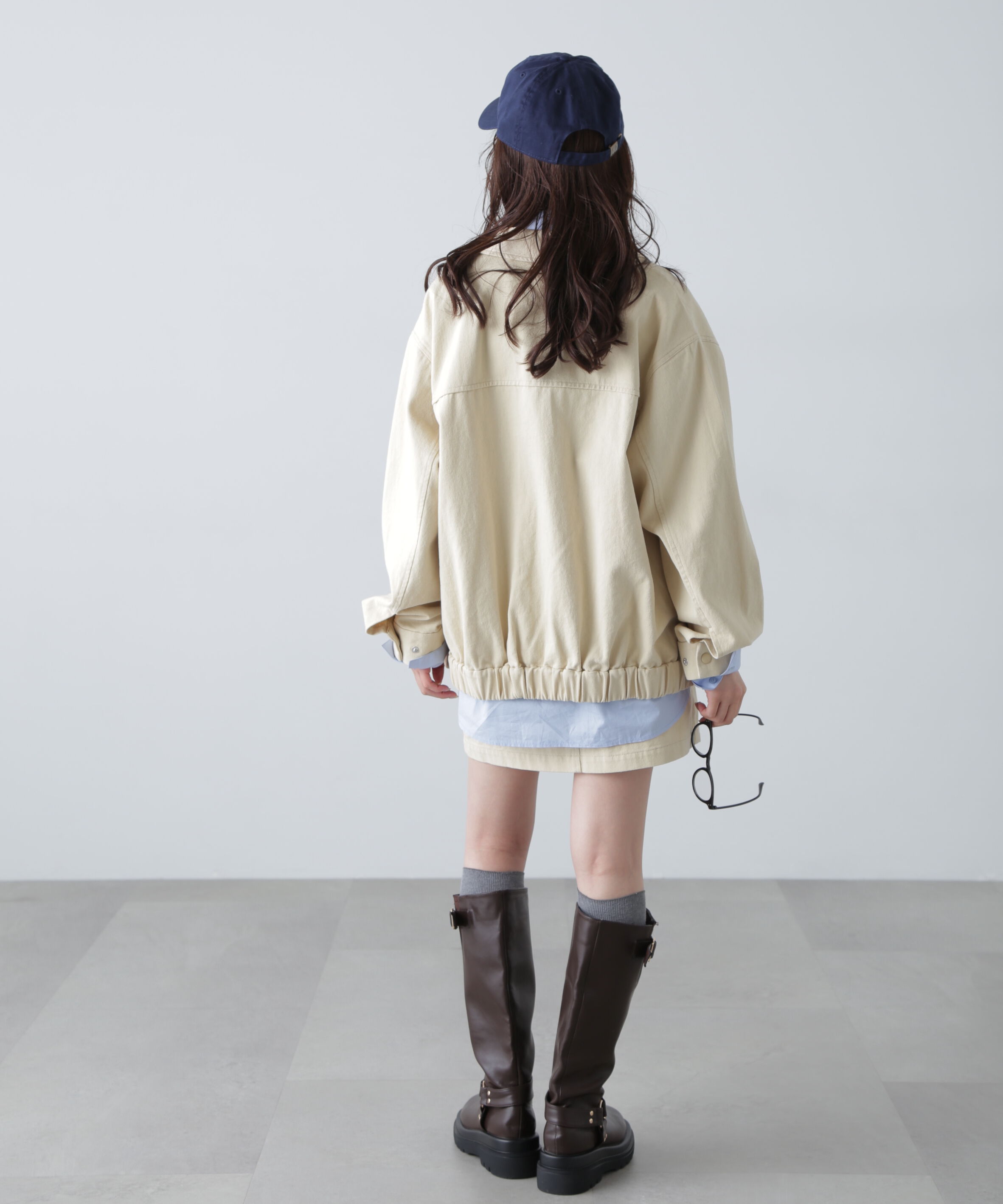  「〈セットアップ対応〉ウォッシュドミニスカート」|スカート|