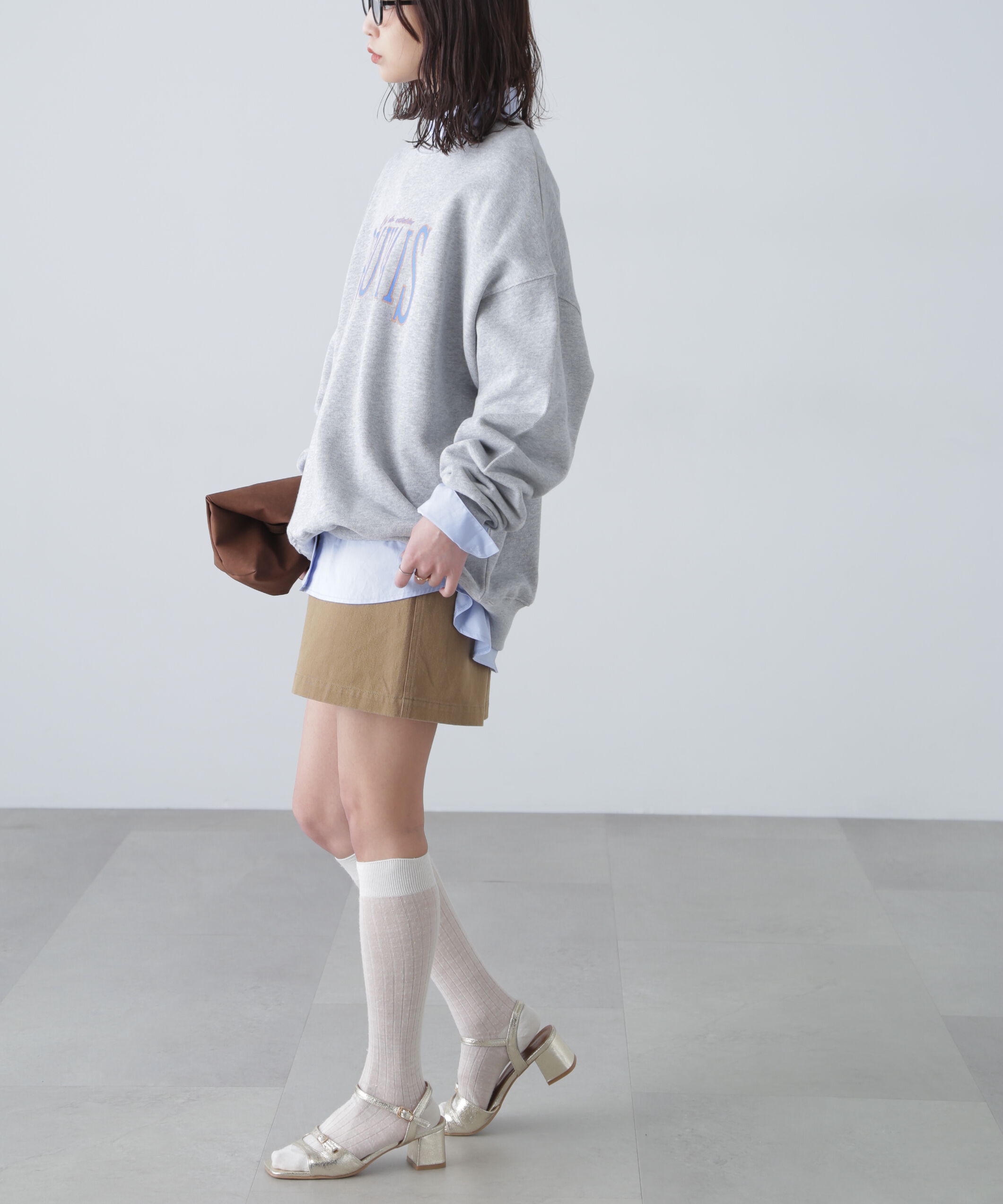  「〈セットアップ対応〉ウォッシュドミニスカート」|スカート|