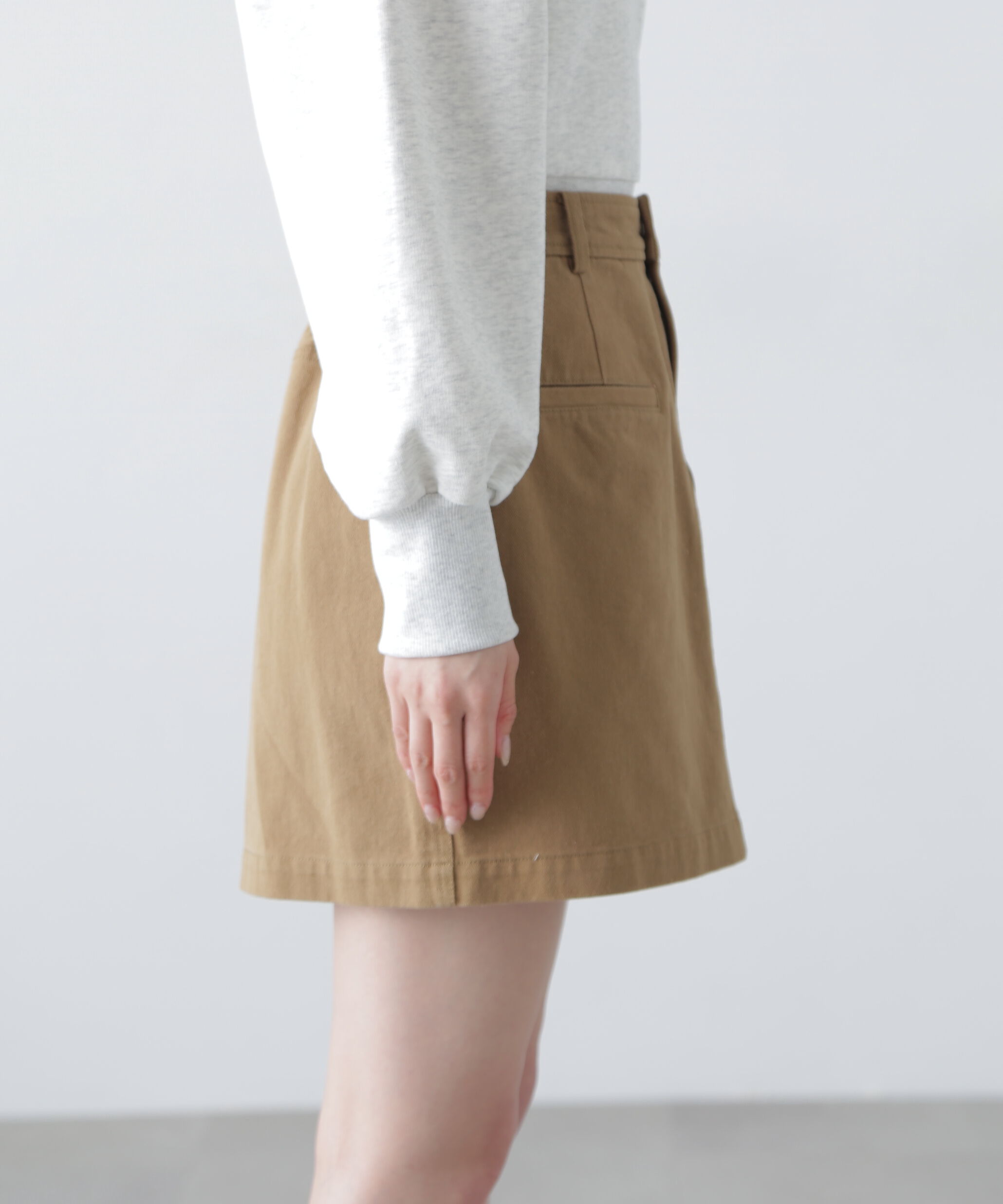  「〈セットアップ対応〉ウォッシュドミニスカート」|スカート|