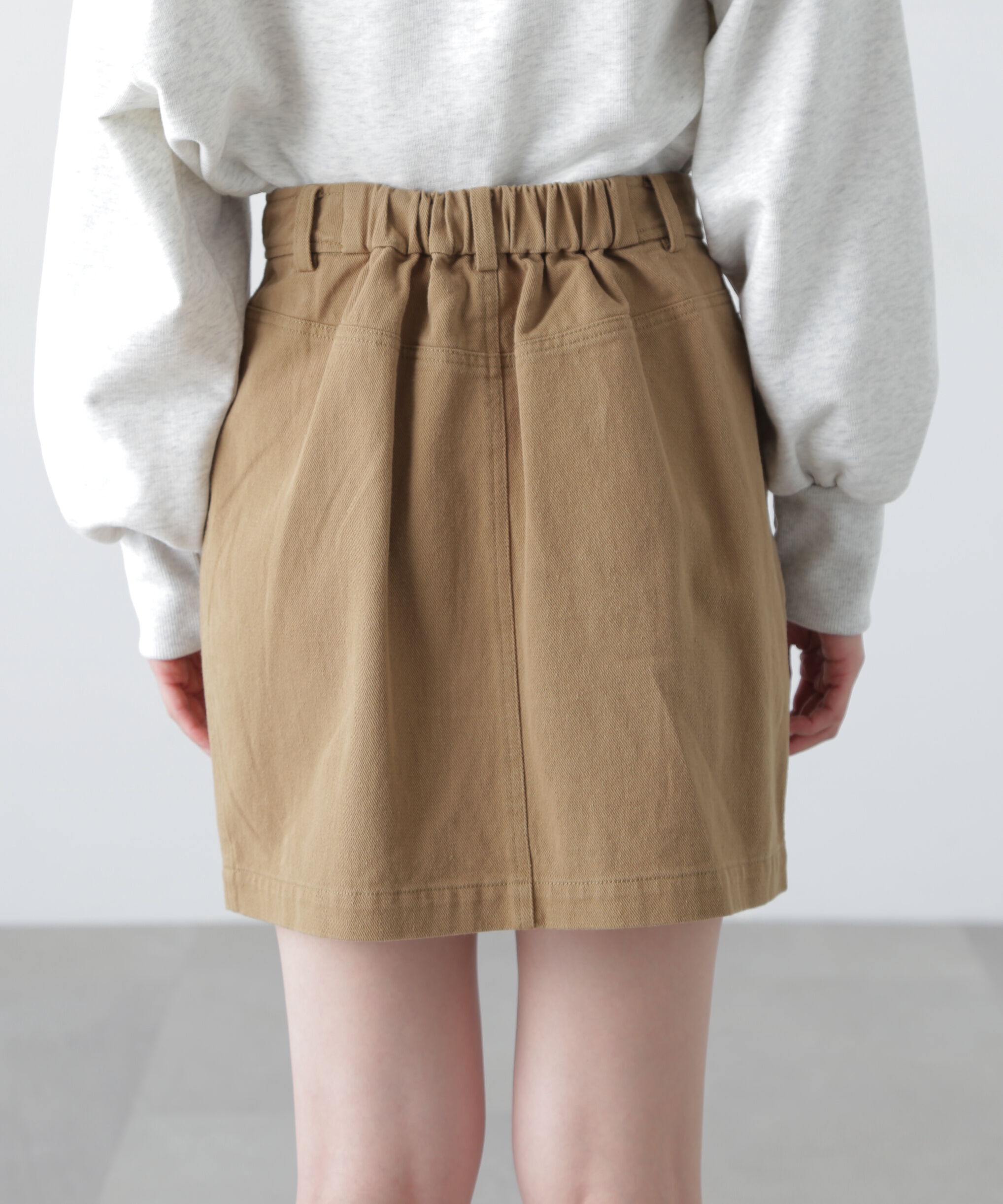  「〈セットアップ対応〉ウォッシュドミニスカート」|スカート|