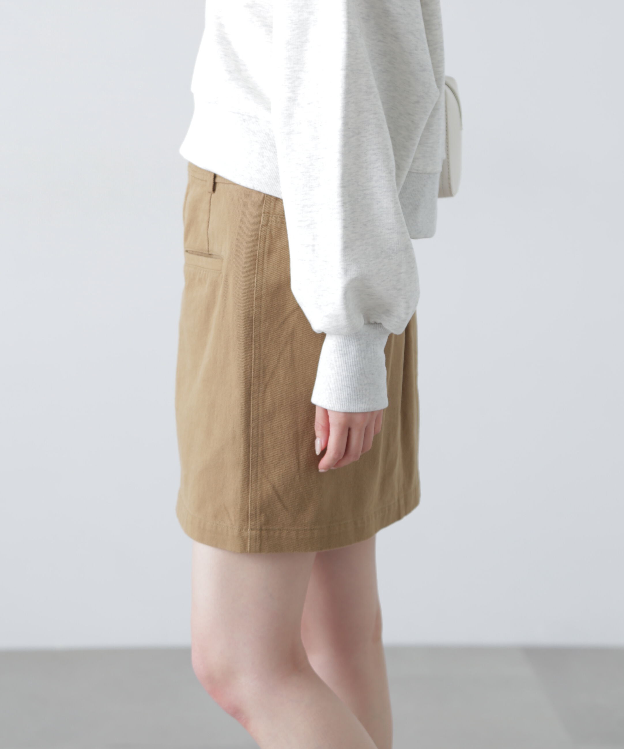  「〈セットアップ対応〉ウォッシュドミニスカート」|スカート|