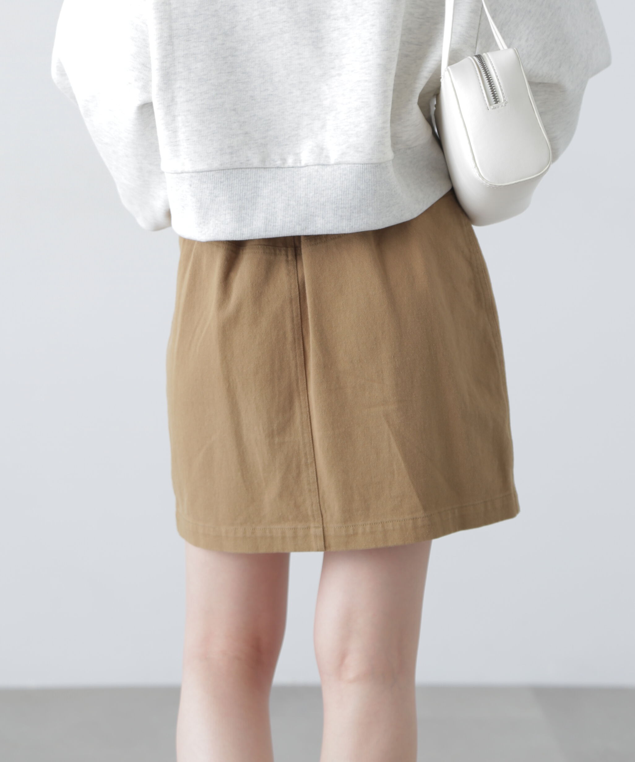  「〈セットアップ対応〉ウォッシュドミニスカート」|スカート|