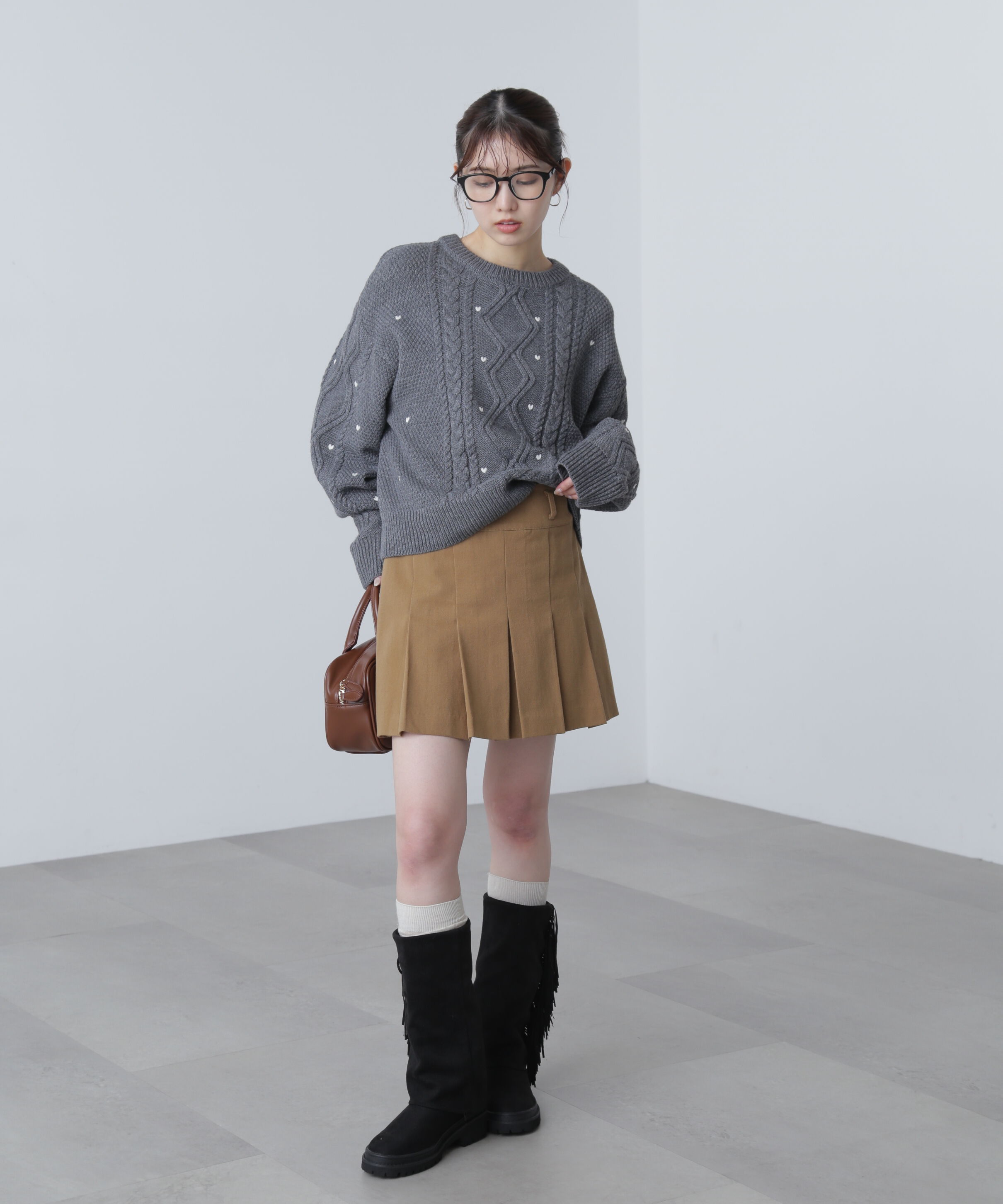  「〈セットアップ対応〉プリーツミニスカート」|スカート|