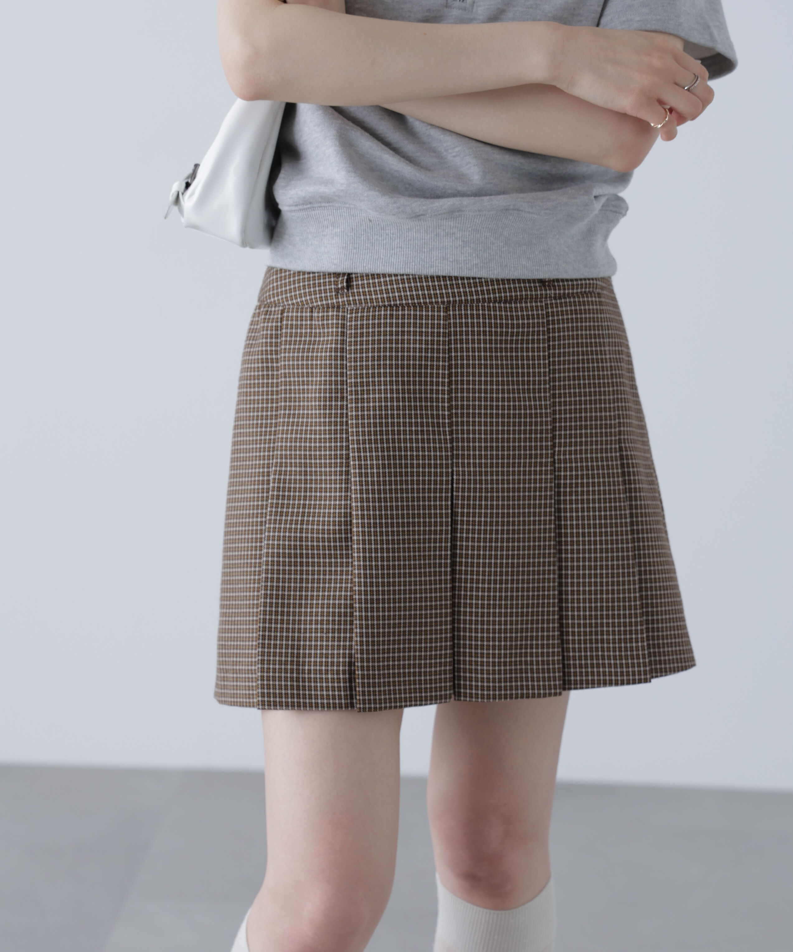  「〈セットアップ対応〉プリーツミニスカート」|スカート|