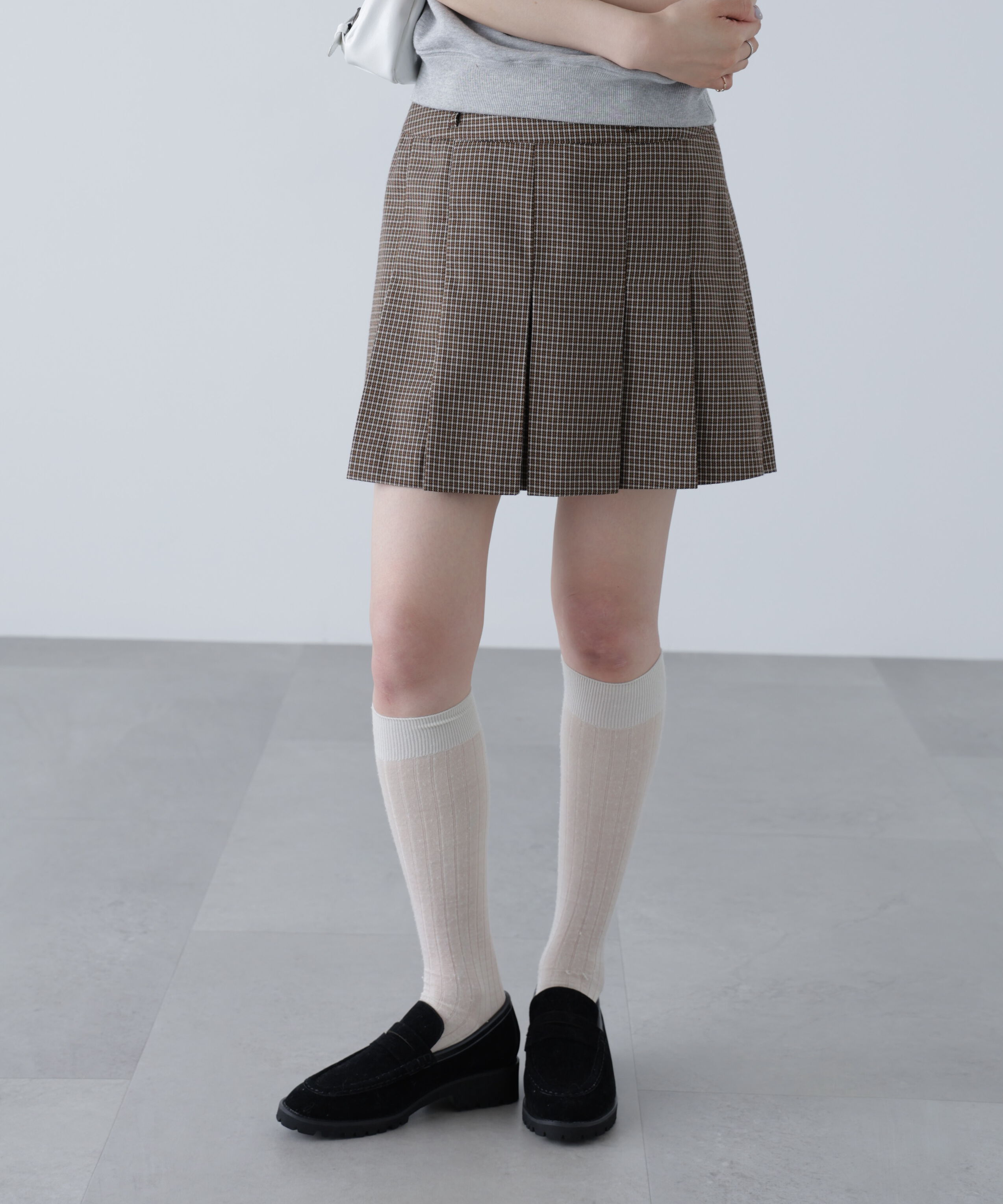  「〈セットアップ対応〉プリーツミニスカート」|スカート|