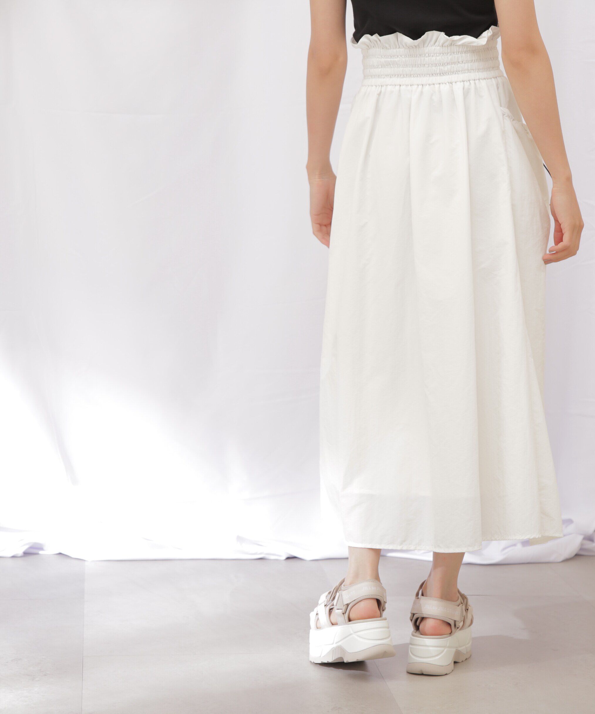  「◇ナイロンハイウエストフレアスカート」|スカート|