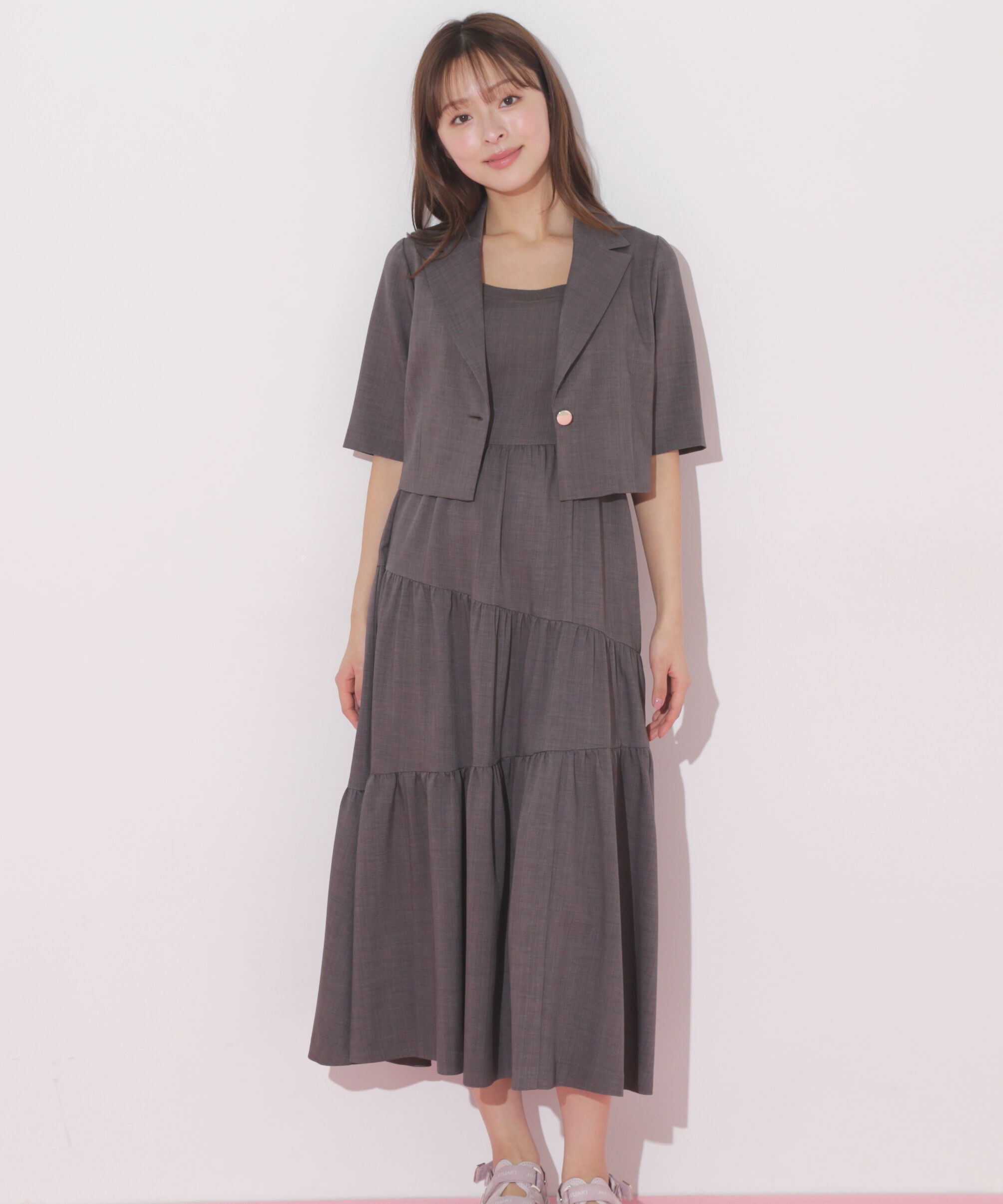  「ジャケットジャンスカセットアップ」|ワンピース|