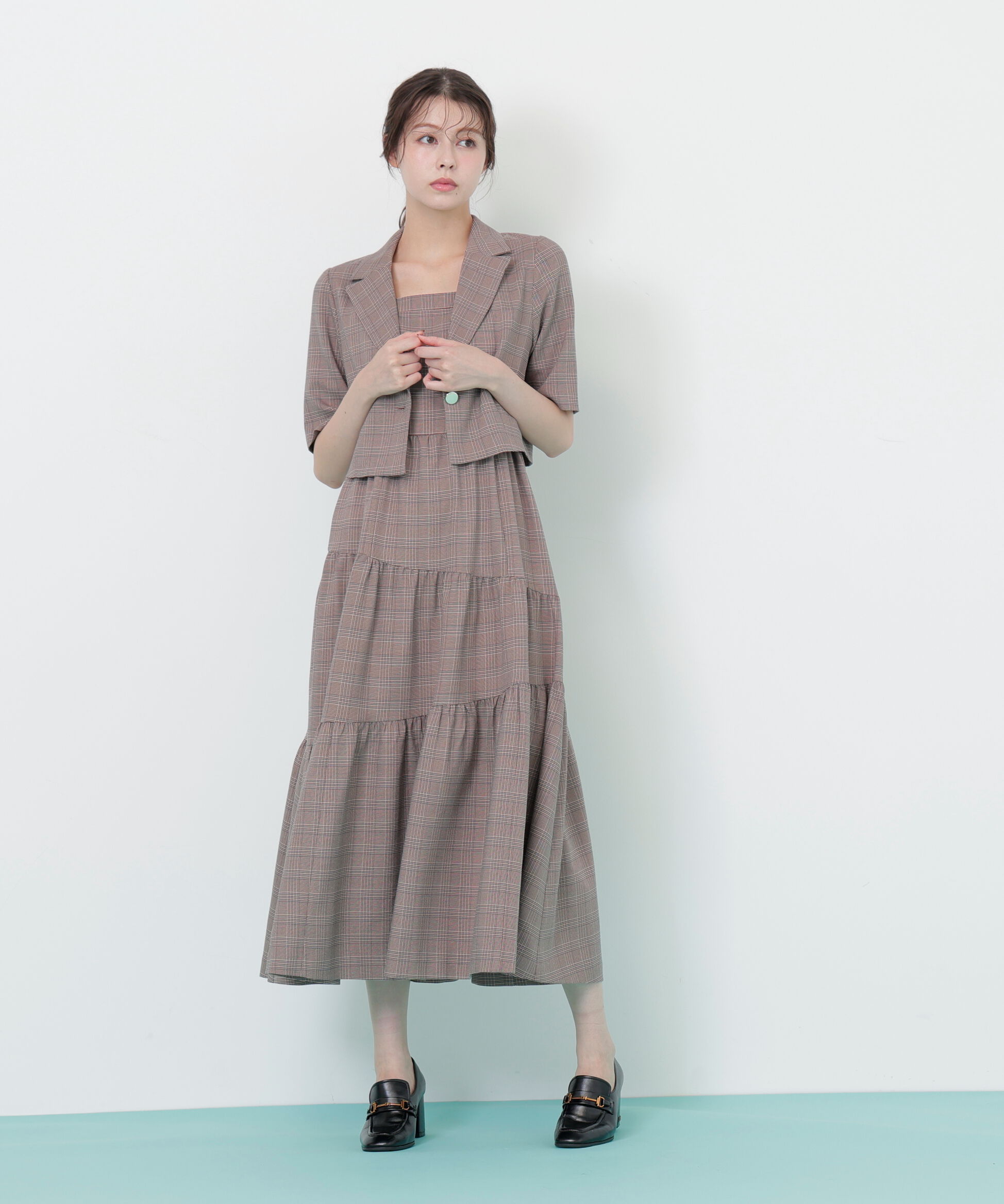  「ジャケットジャンスカセットアップ」|ワンピース|