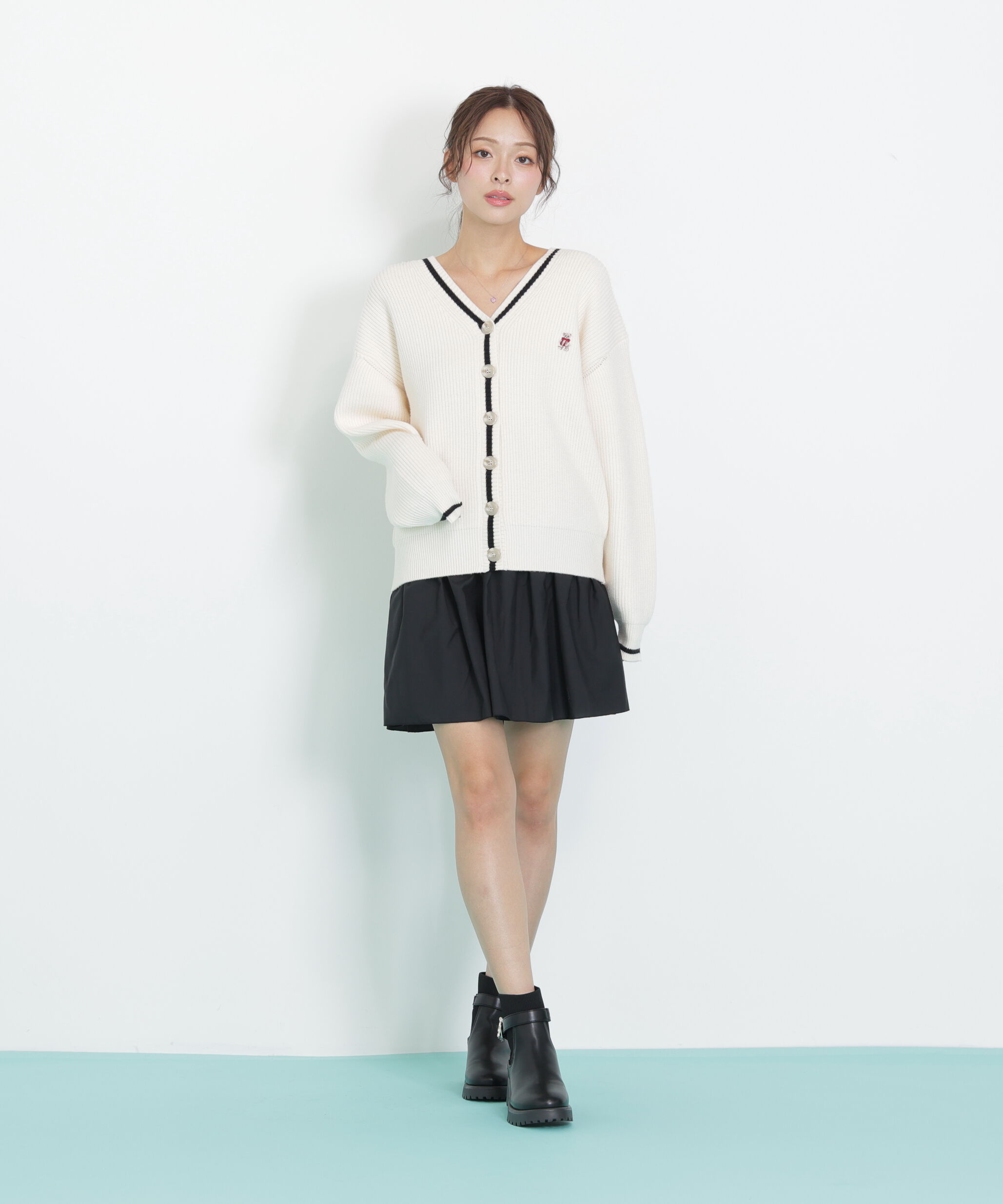  「＜ＢＥＡＲシリーズ＞カーディガンセットアップ」|ワンピース|