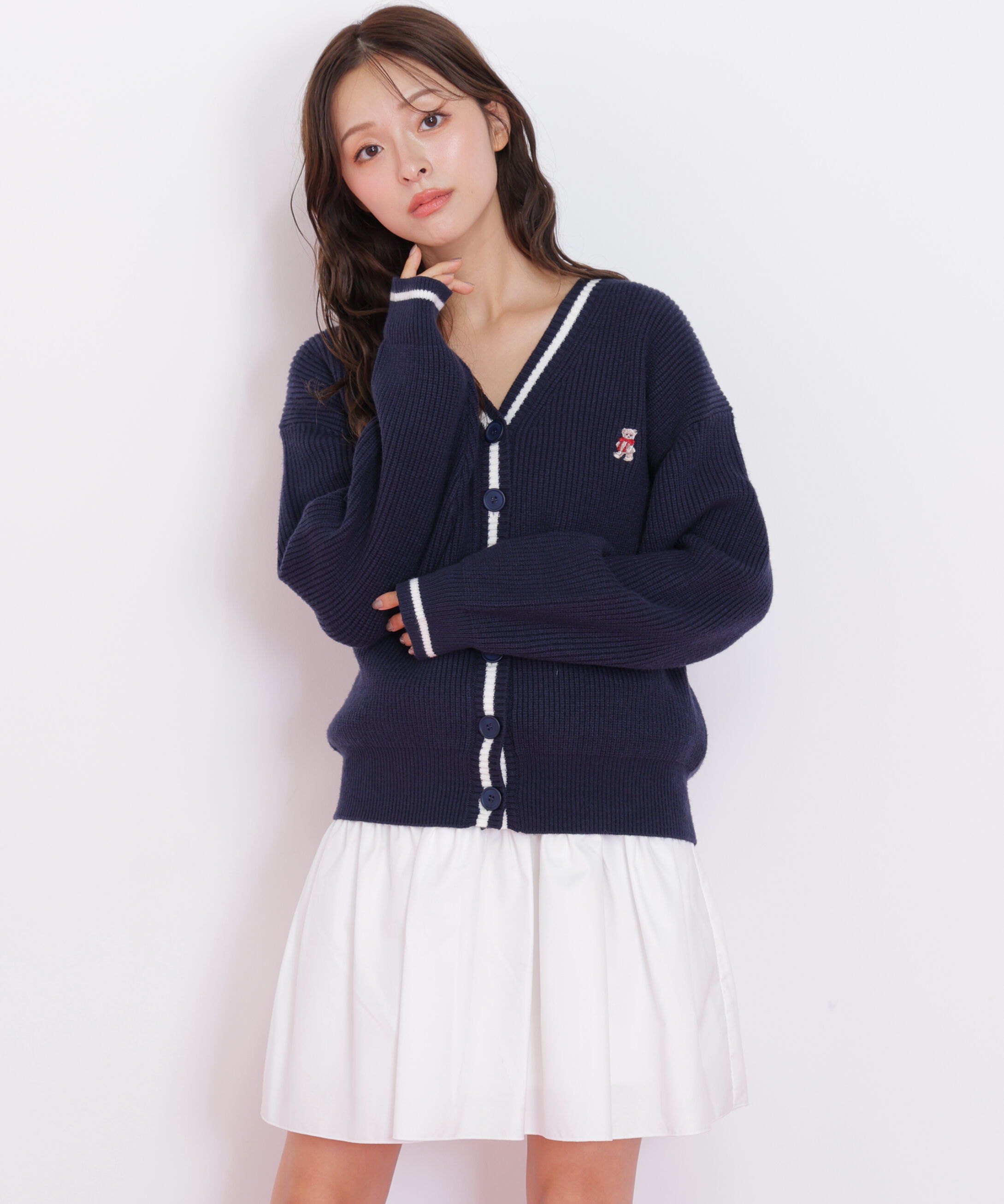  「＜ＢＥＡＲシリーズ＞カーディガンセットアップ」|ワンピース|