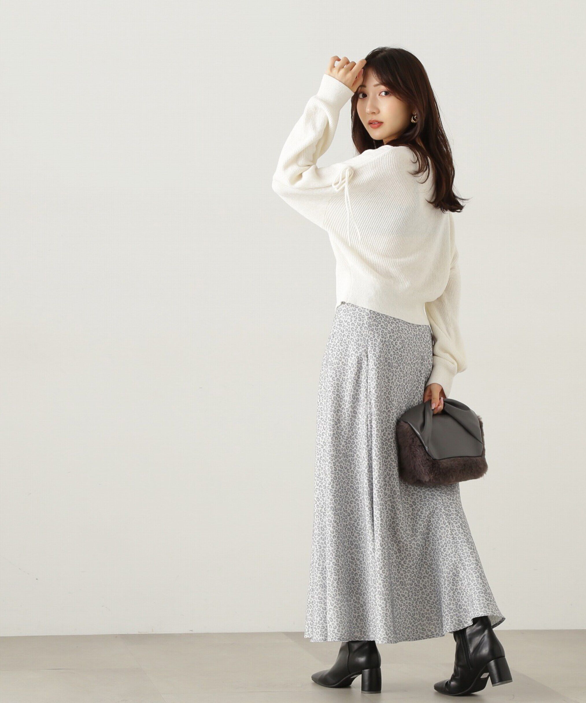 PROPORTION BODY DRESSING「レオパードスカート　24AW」|スカート|