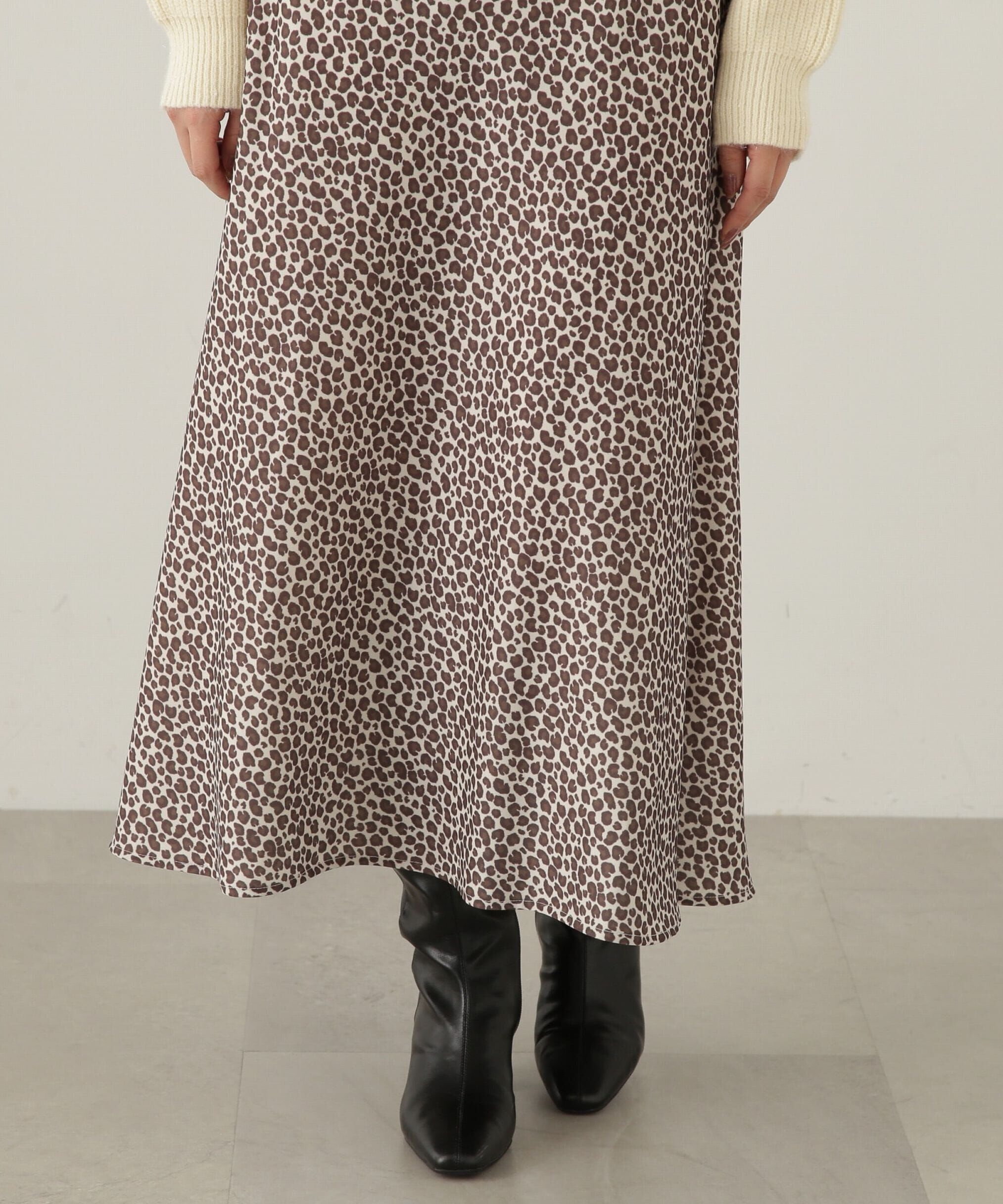 PROPORTION BODY DRESSING「レオパードスカート　24AW」|スカート|