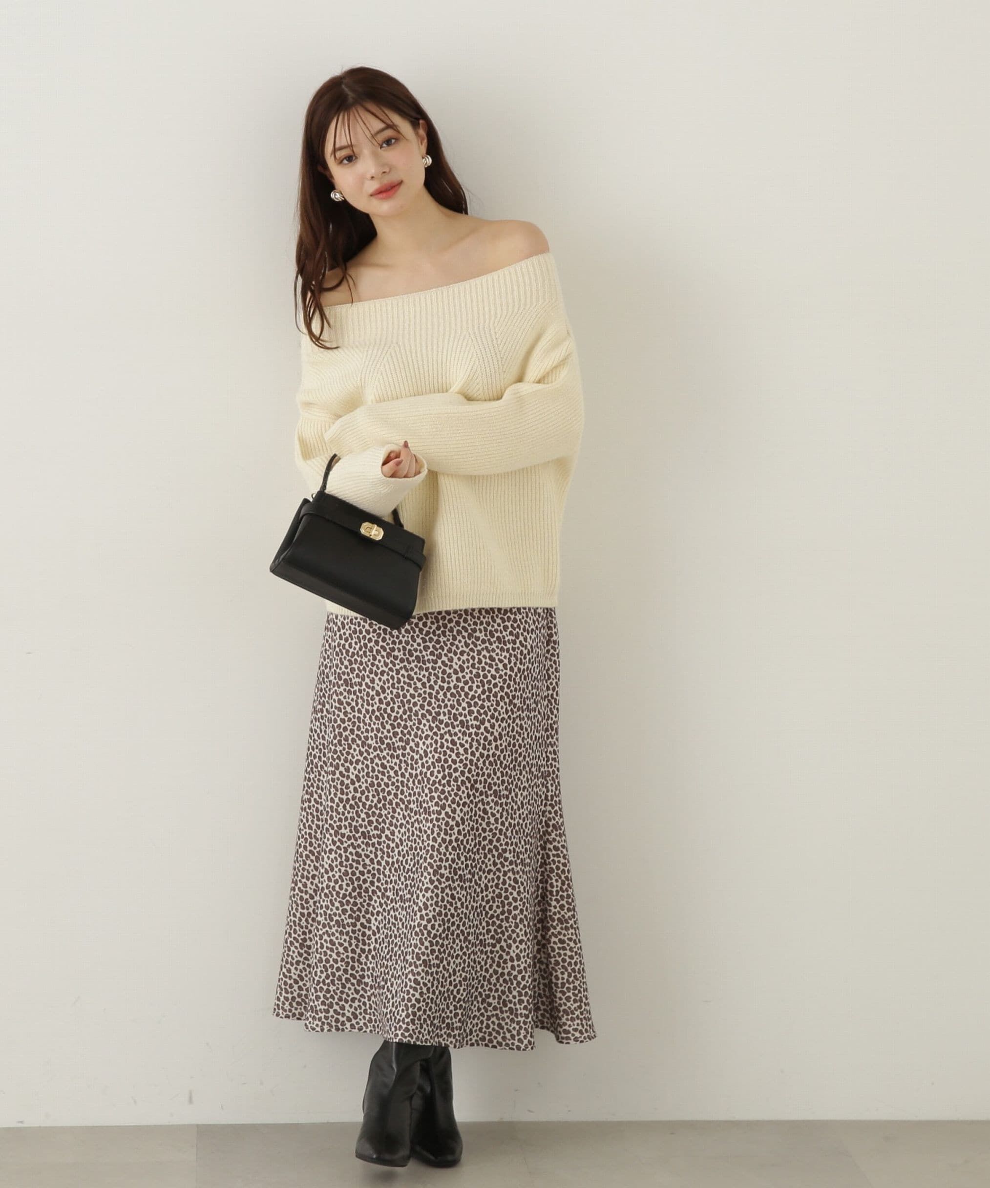 PROPORTION BODY DRESSING「レオパードスカート　24AW」|スカート|