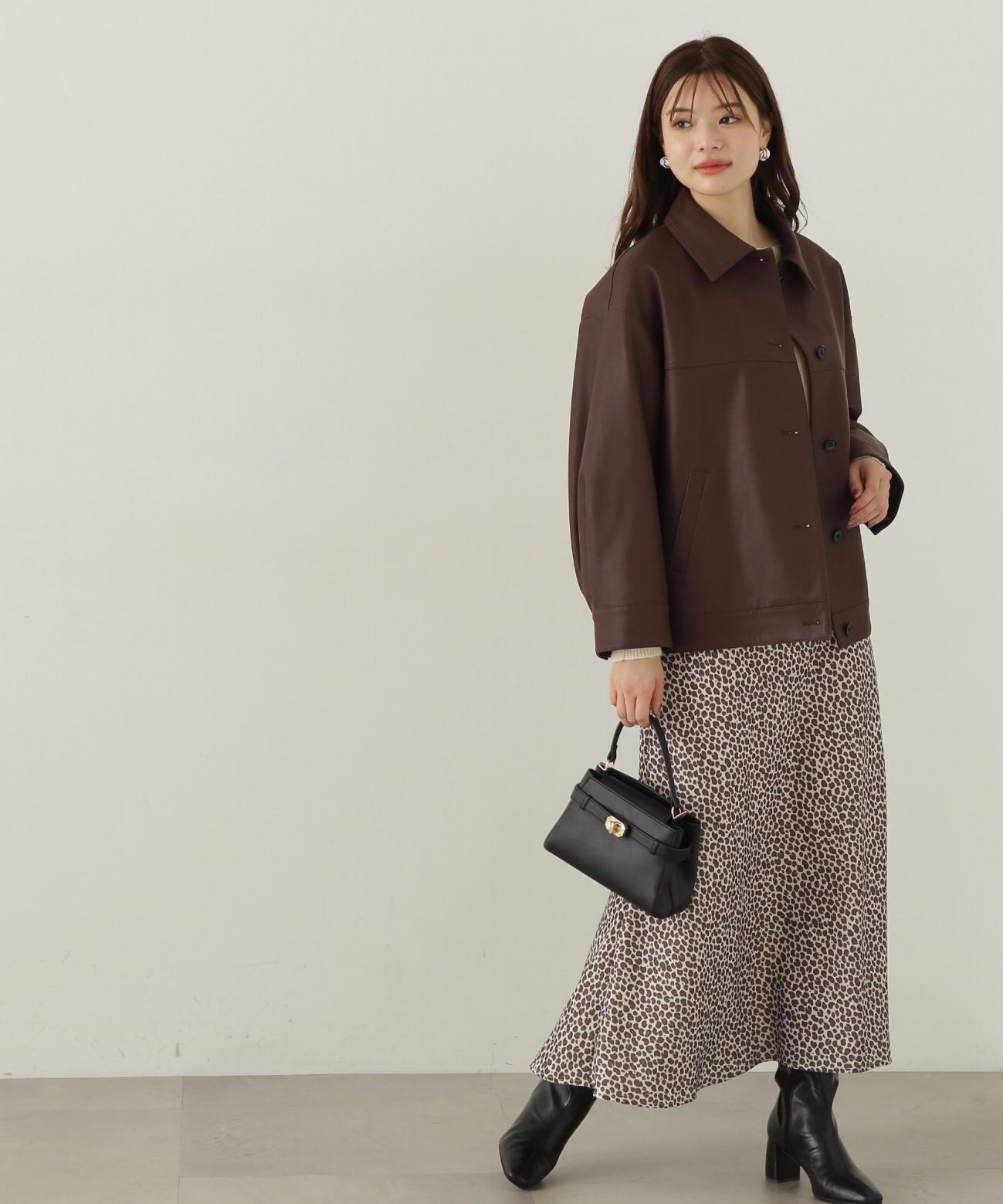 PROPORTION BODY DRESSING「レオパードスカート　24AW」|スカート|