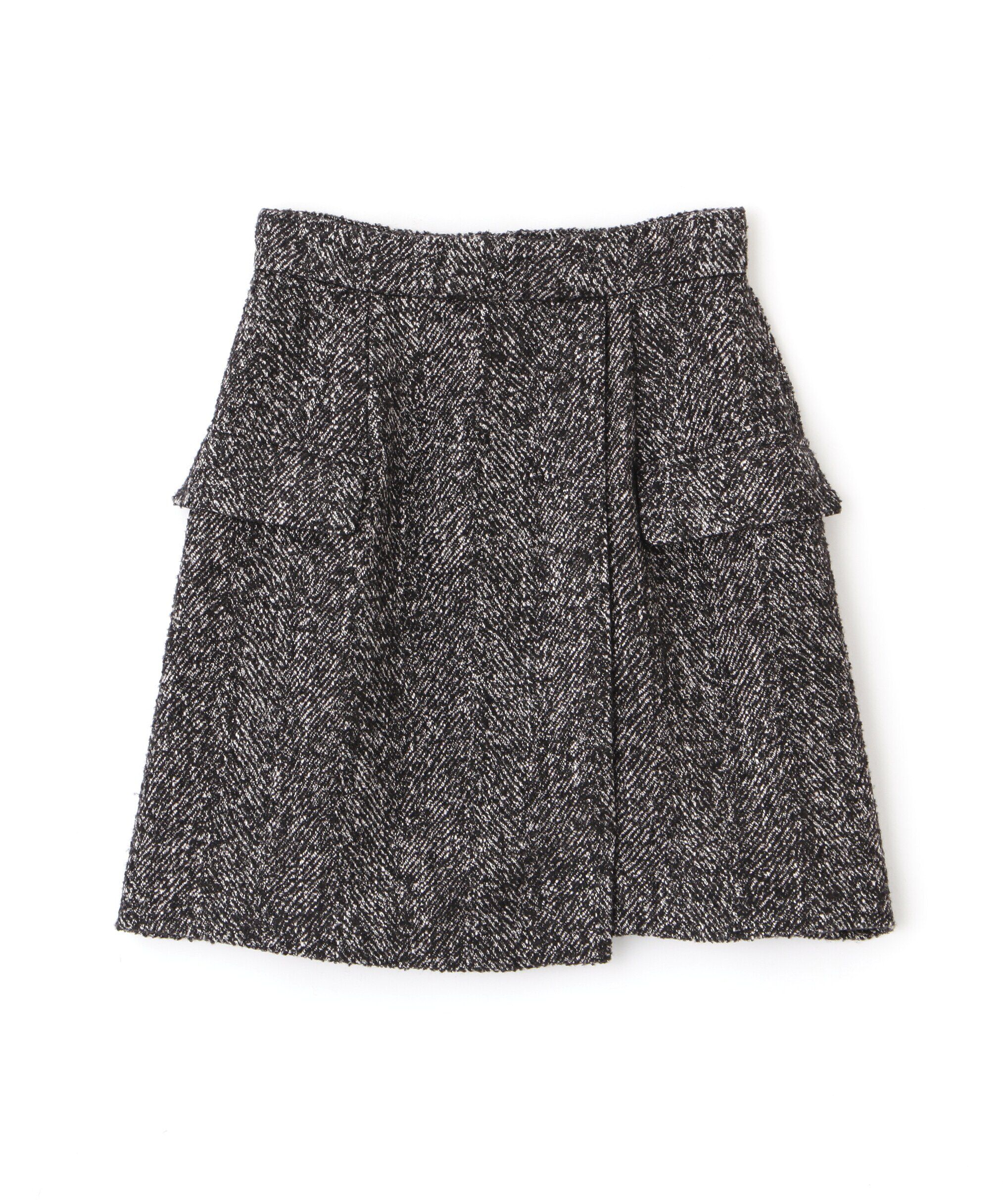 PROPORTION BODY DRESSING「フラップミニスカート　WEB限定カラー：エクリュツィード」|スカート|