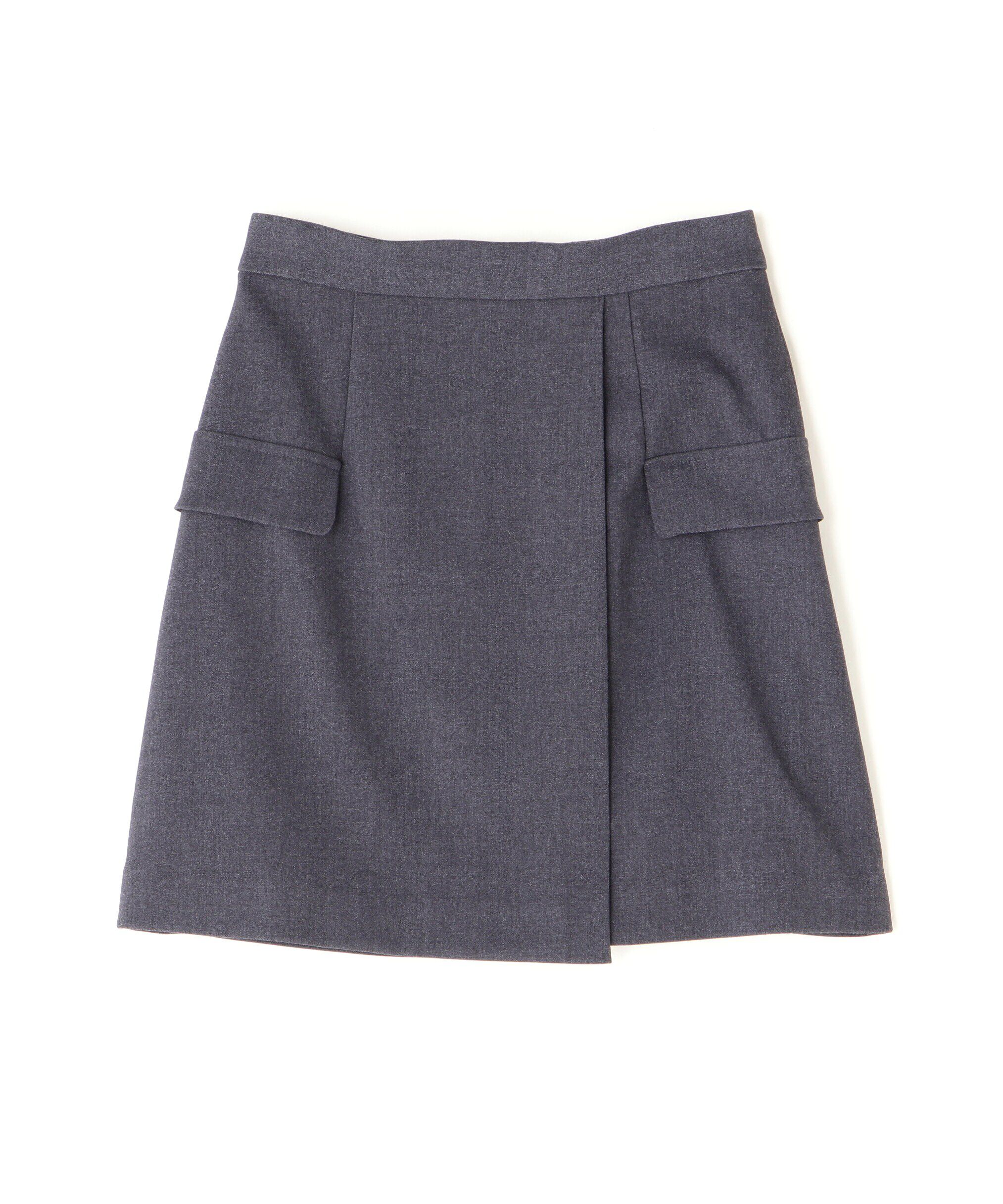 PROPORTION BODY DRESSING「フラップミニスカート　WEB限定カラー：エクリュツィード」|スカート|