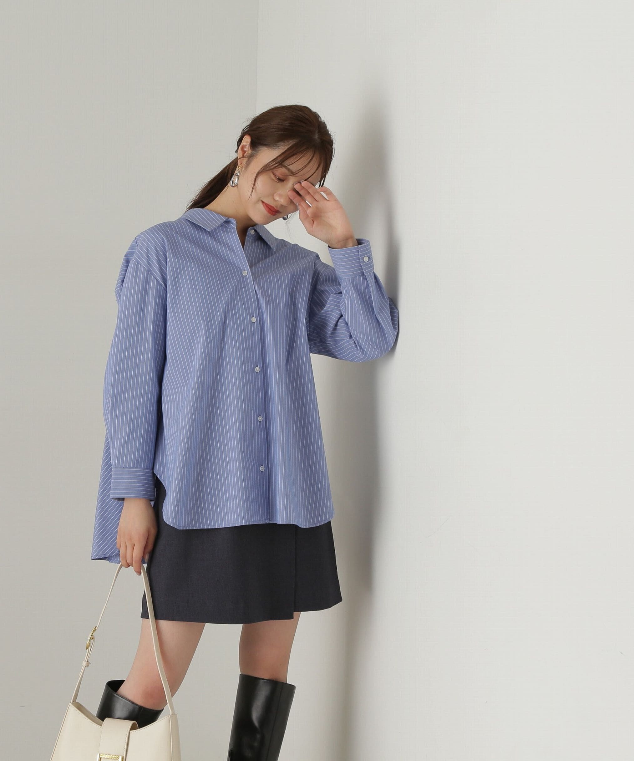 PROPORTION BODY DRESSING「フラップミニスカート　WEB限定カラー：エクリュツィード」|スカート|