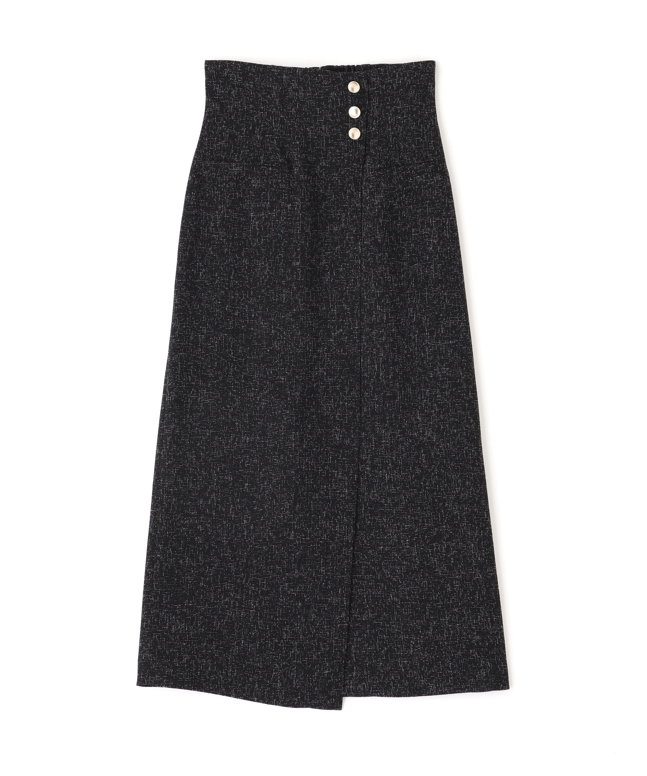 PROPORTION BODY DRESSING「アシメ釦ナロースカート 25AW」|スカート|