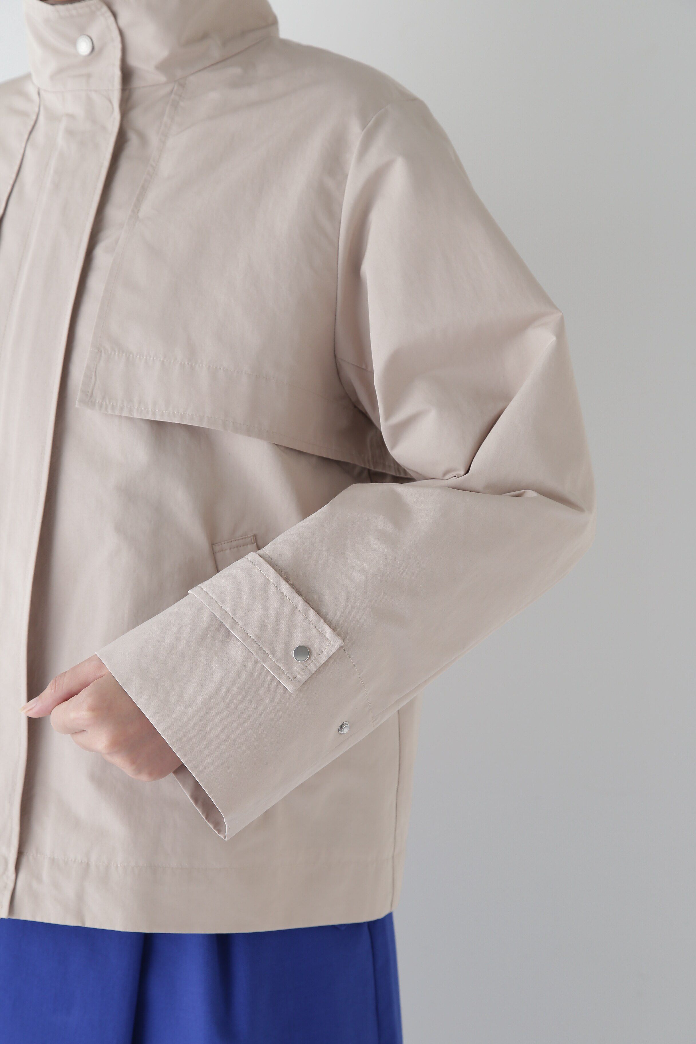  「◆【撥水】タフタトレンチディテールブルゾン」|ブルゾン・スタジャン|