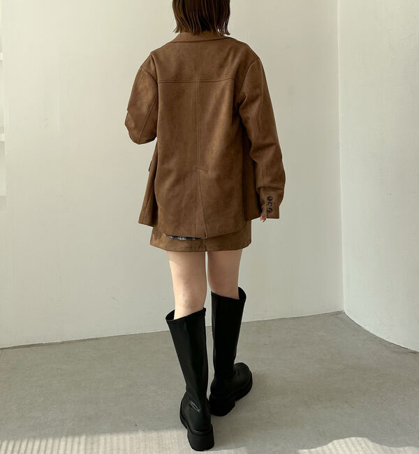 archives「スウェード台形ミニスカート」|スカート|