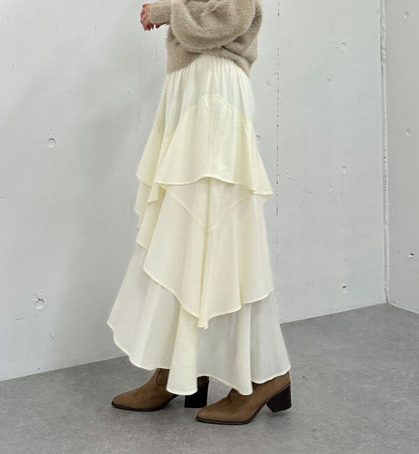 archives「マットフリルティアードスカート」|スカート|