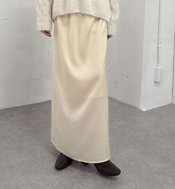 archives「サテンナロースカート」|スカート|