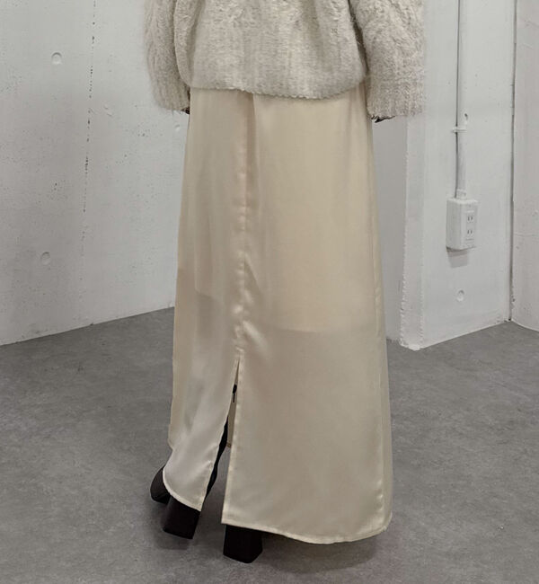 archives「サテンナロースカート」|スカート|