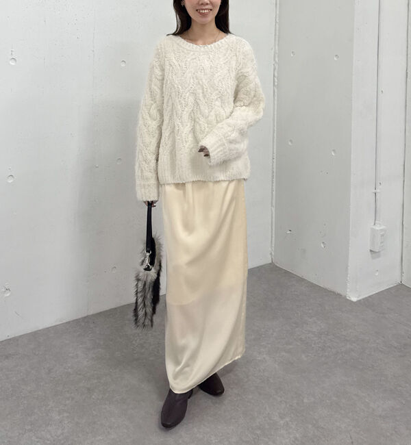 archives「サテンナロースカート」|スカート|