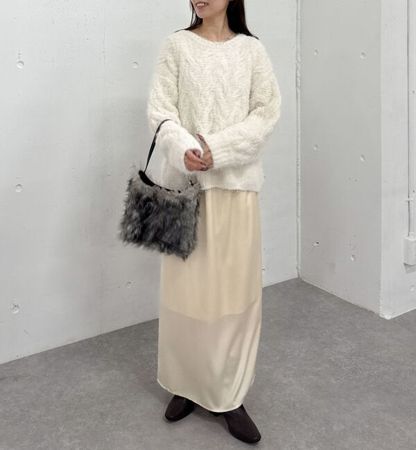 archives「サテンナロースカート」|スカート|