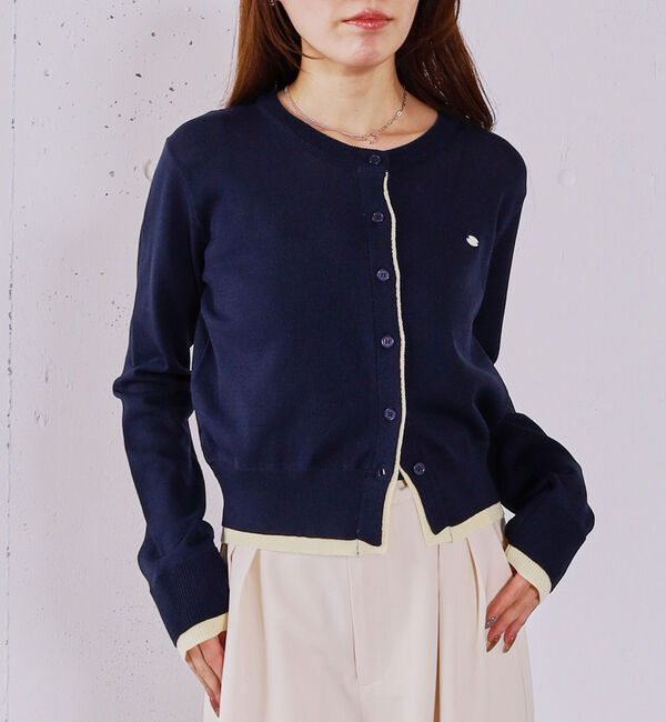 archives「【ＯＮかわ】配色レイヤードニットカーディガン」|カーディガン|