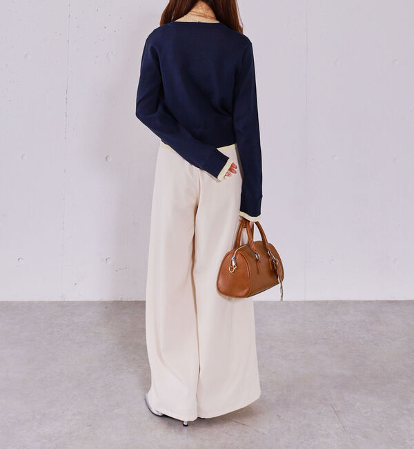 archives「【ＯＮかわ】配色レイヤードニットカーディガン」|カーディガン|