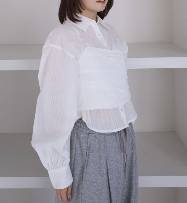 archives「カラミ刺?シャツＳＥＴ」|カーディガン|