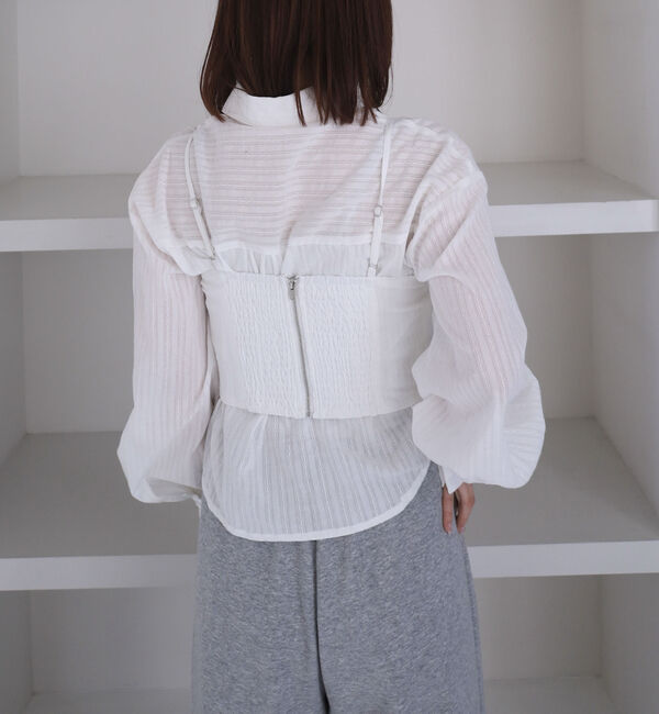 archives「カラミ刺?シャツＳＥＴ」|カーディガン|