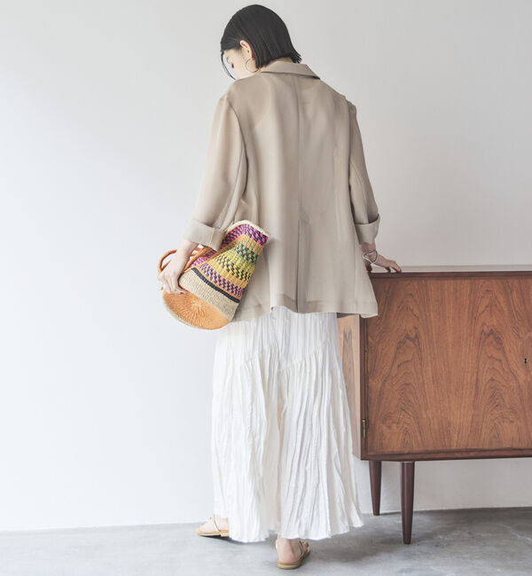 Doux archives「ワッシャーフレアスカート」|スカート|